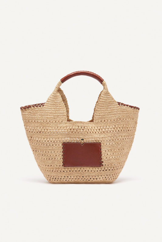ba&sh Tote Ara Brown