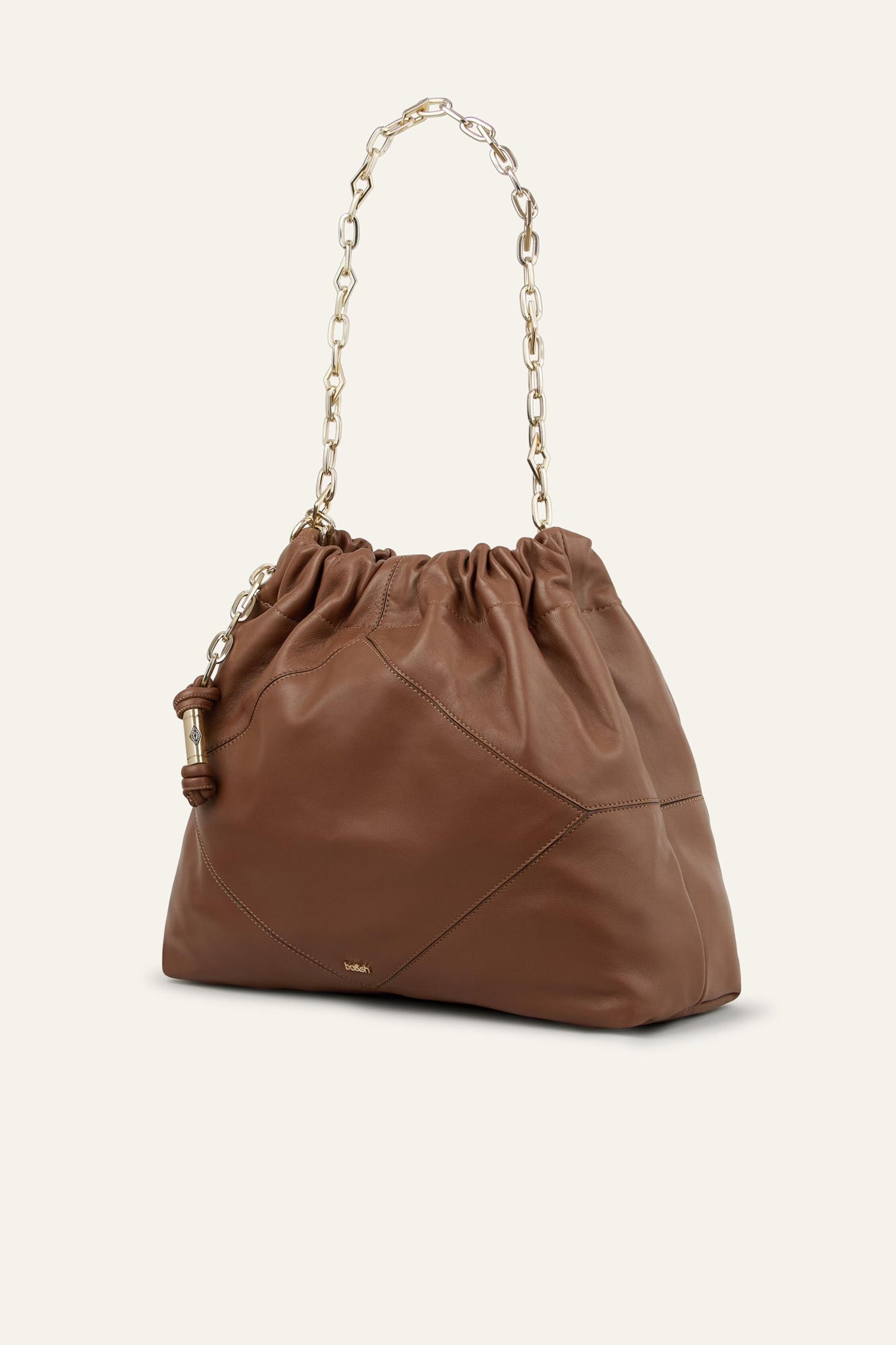 ba&sh Leather Bag June Brown
