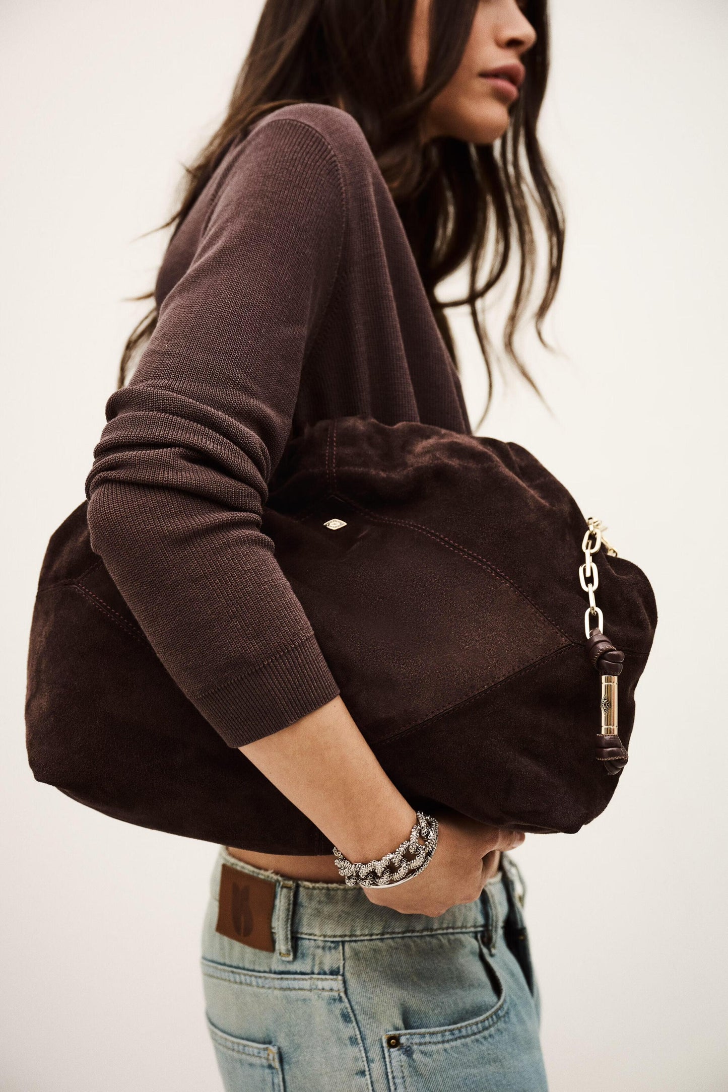 ba&sh Tote Bag Large Tote Brown