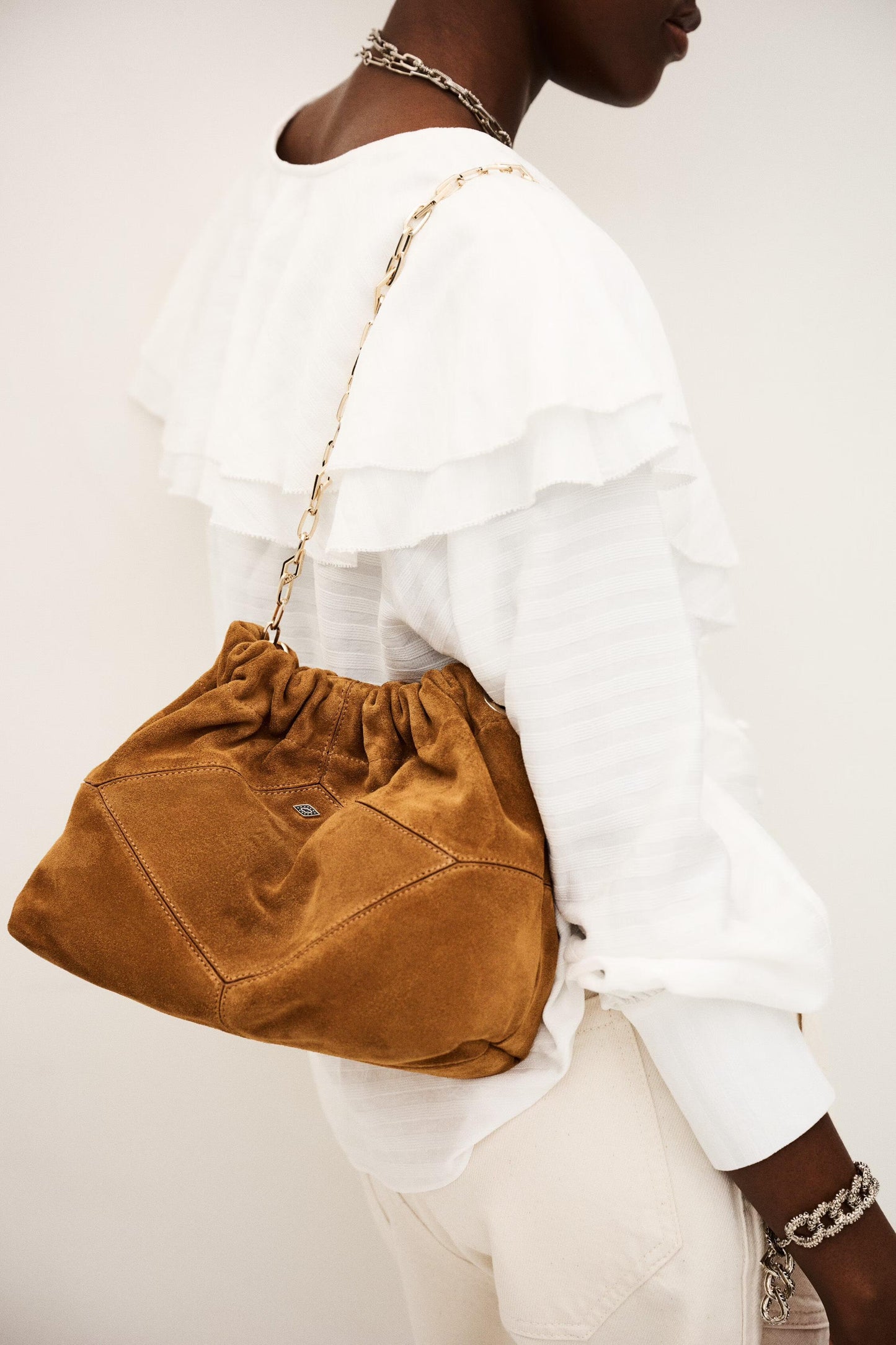 ba&sh Clutch June Brown