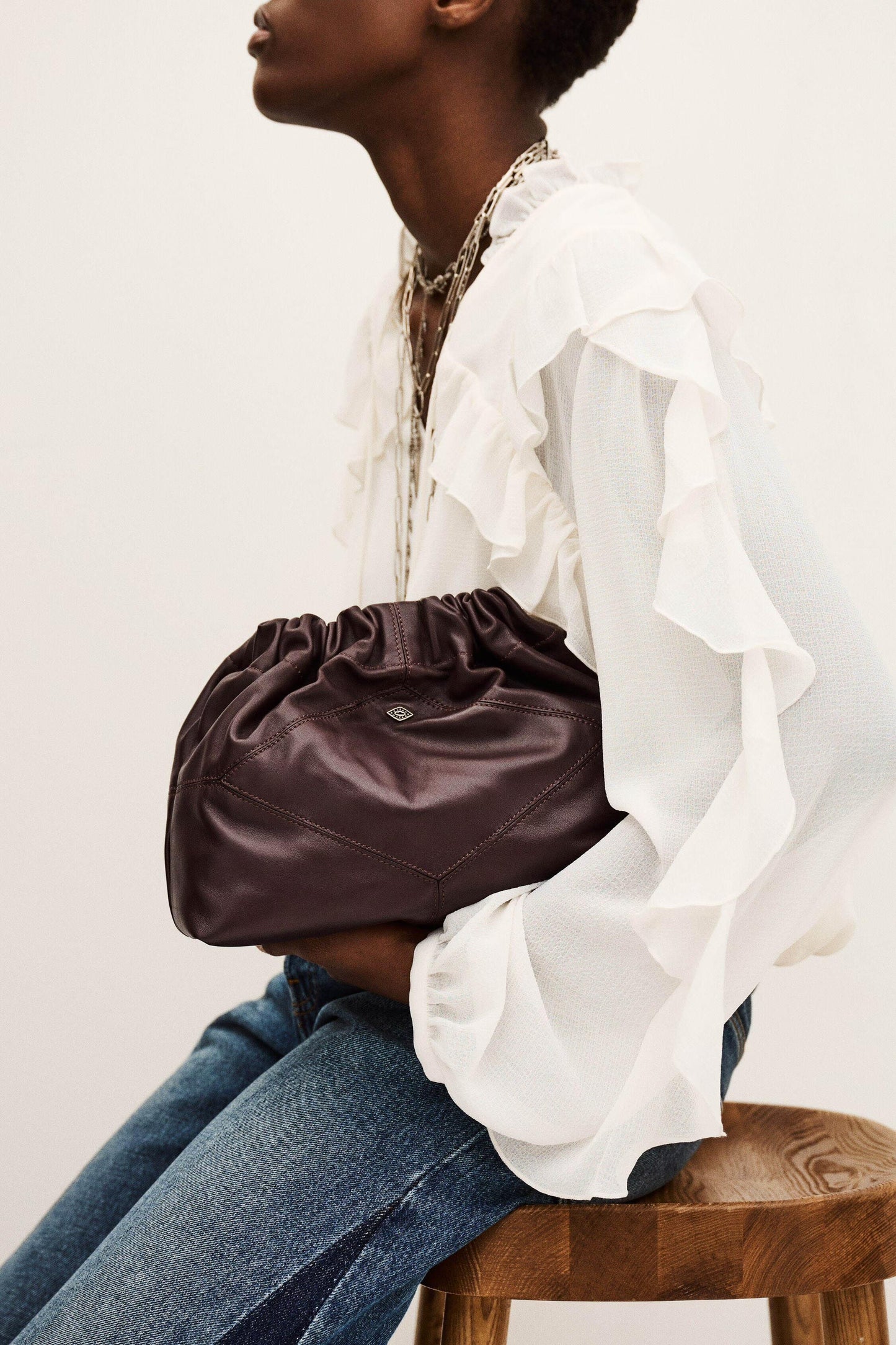 ba&sh Mini Bag June Red