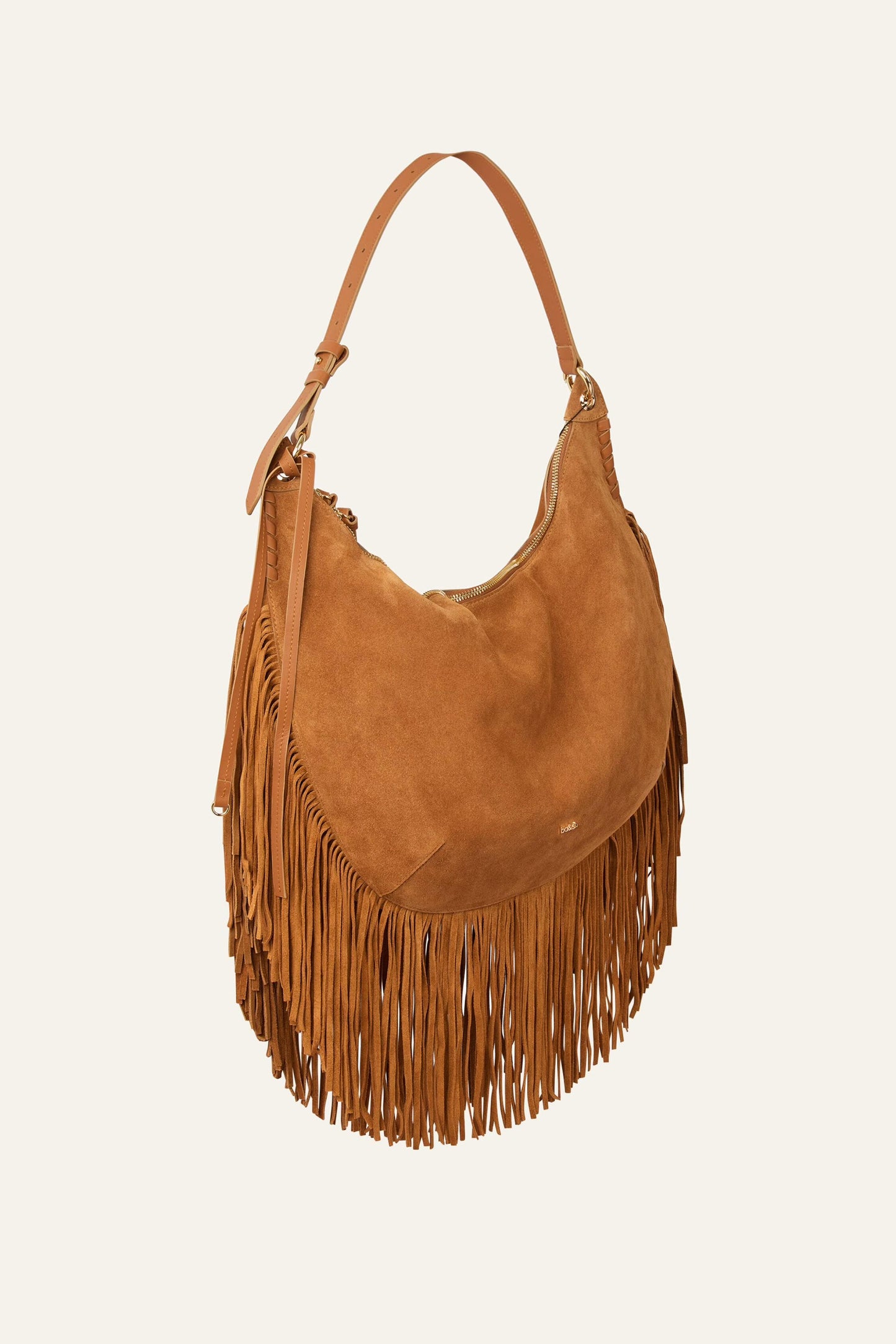 ba&sh Fringed Bag Swing Brown