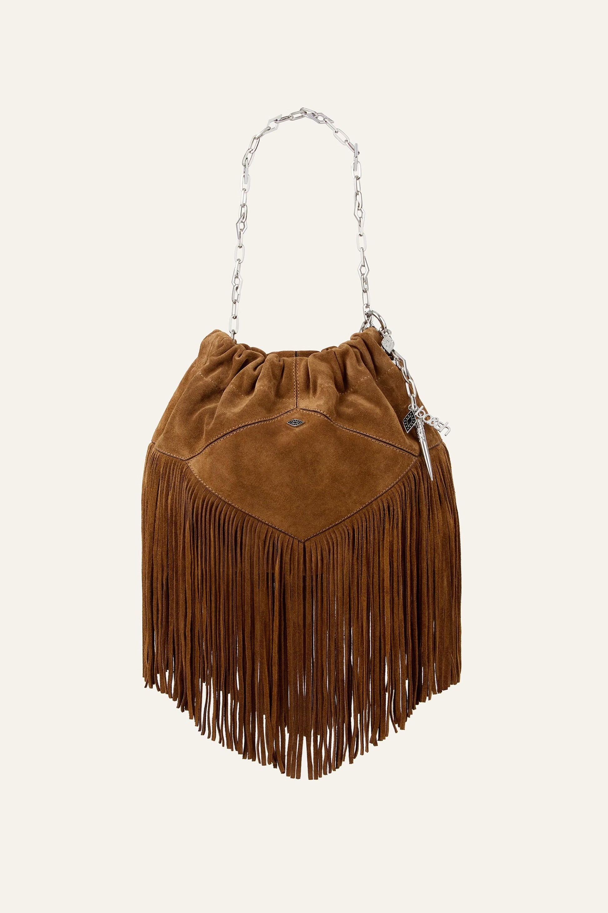 ba&sh Mini Suede Bag June Brown