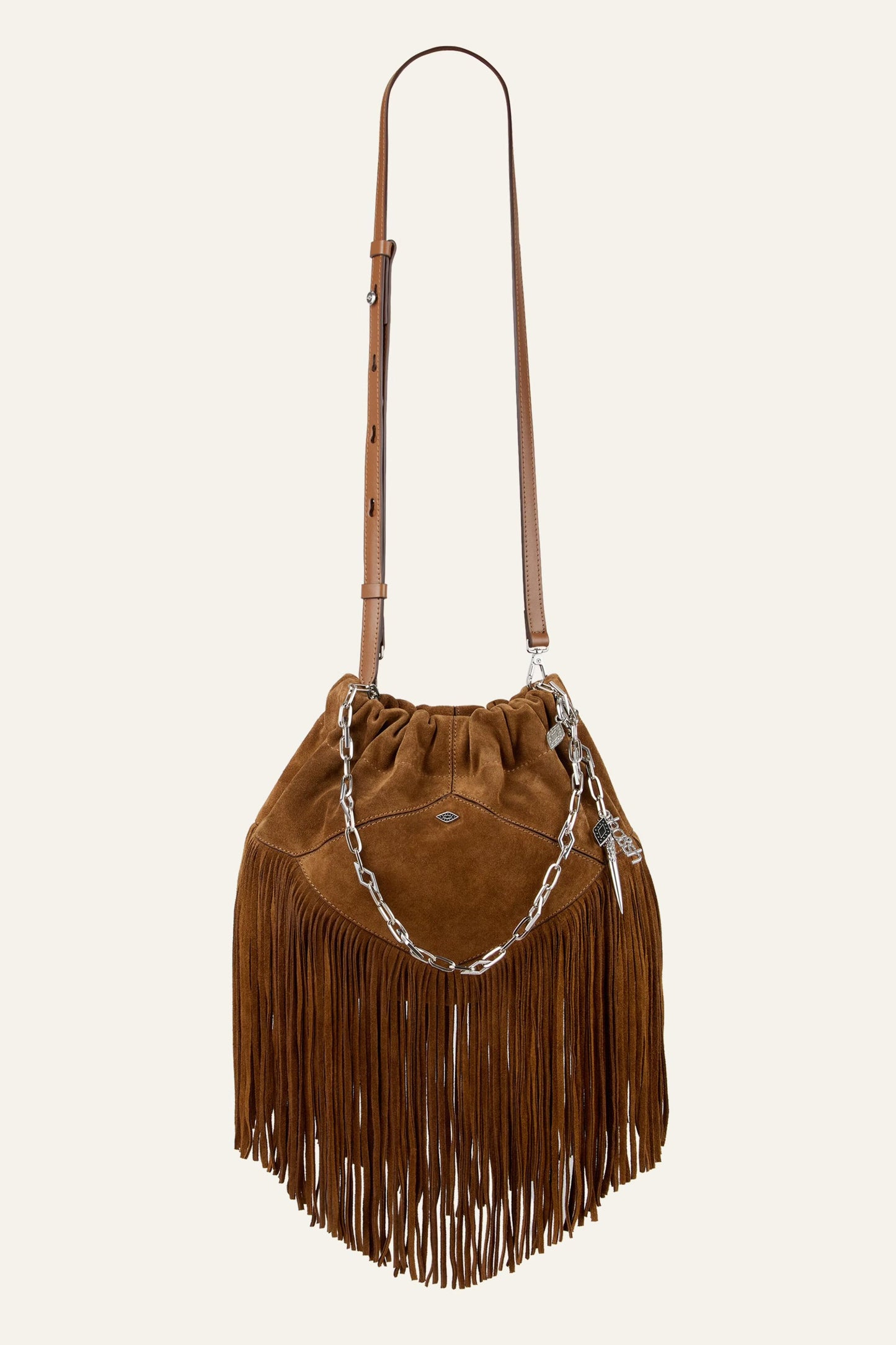 ba&sh Mini Suede Bag June Brown