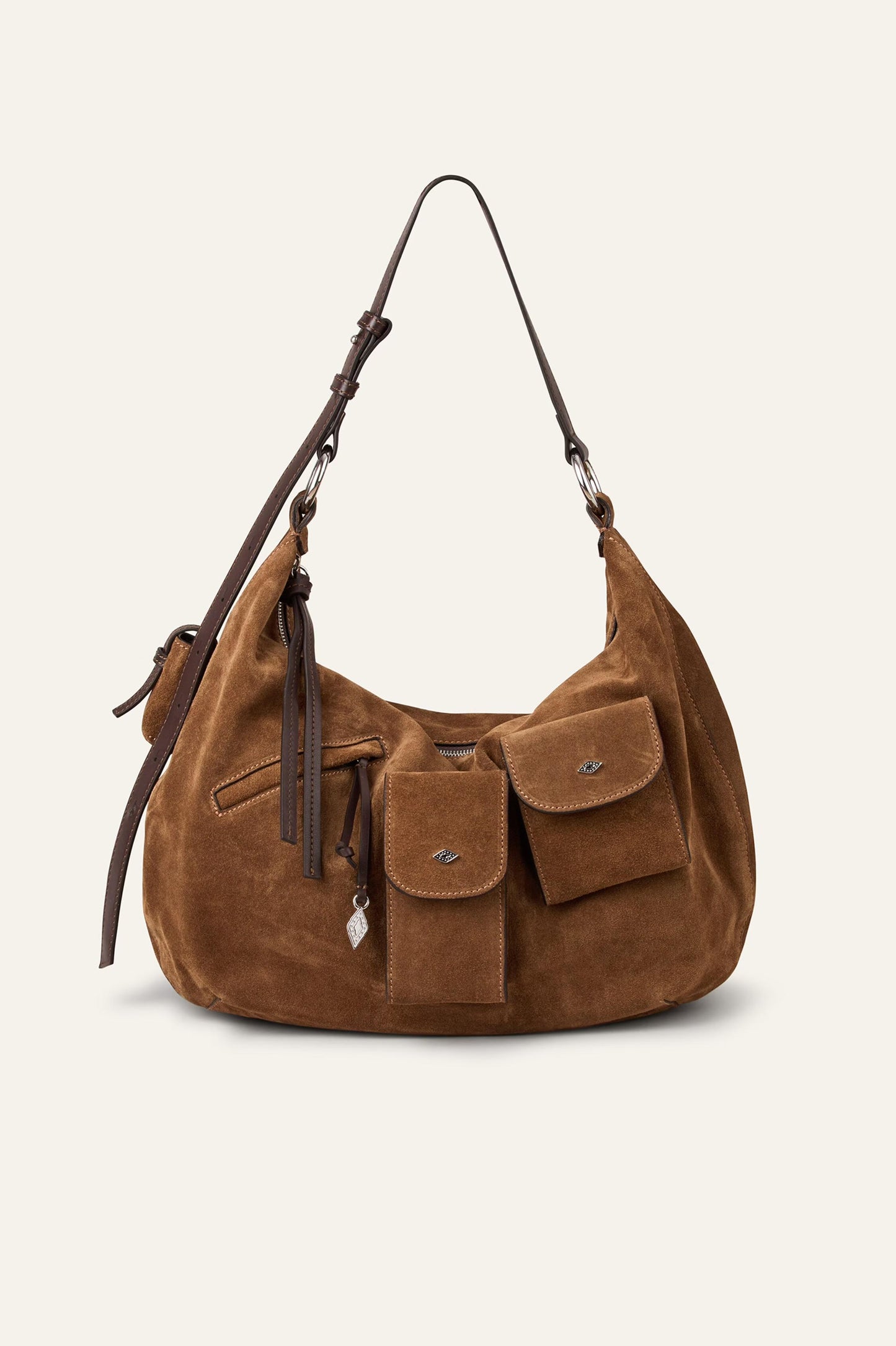 ba&sh Multi-Pocket Bag Arya Brown