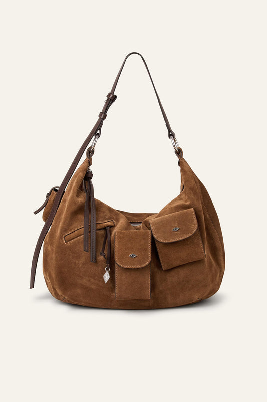ba&sh Multi-Pocket Bag Arya Brown