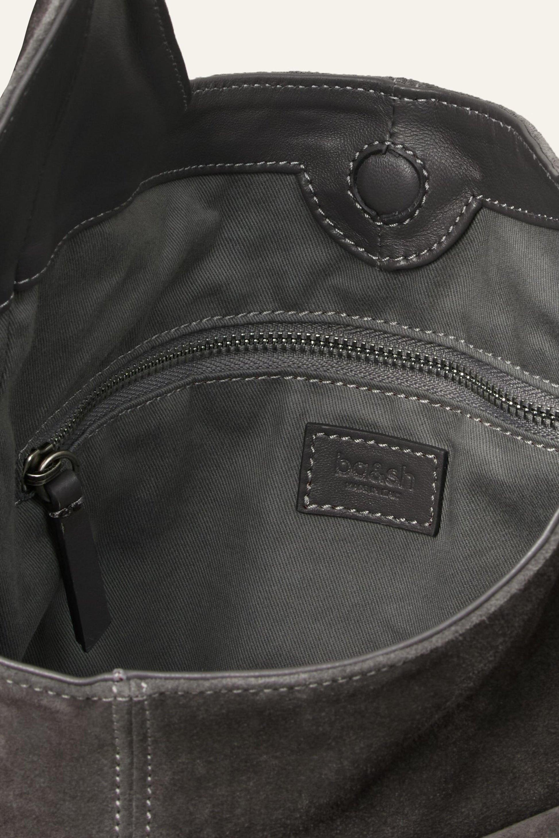 ba&sh Multi-Pocket Bucket Bag Youyou Gray