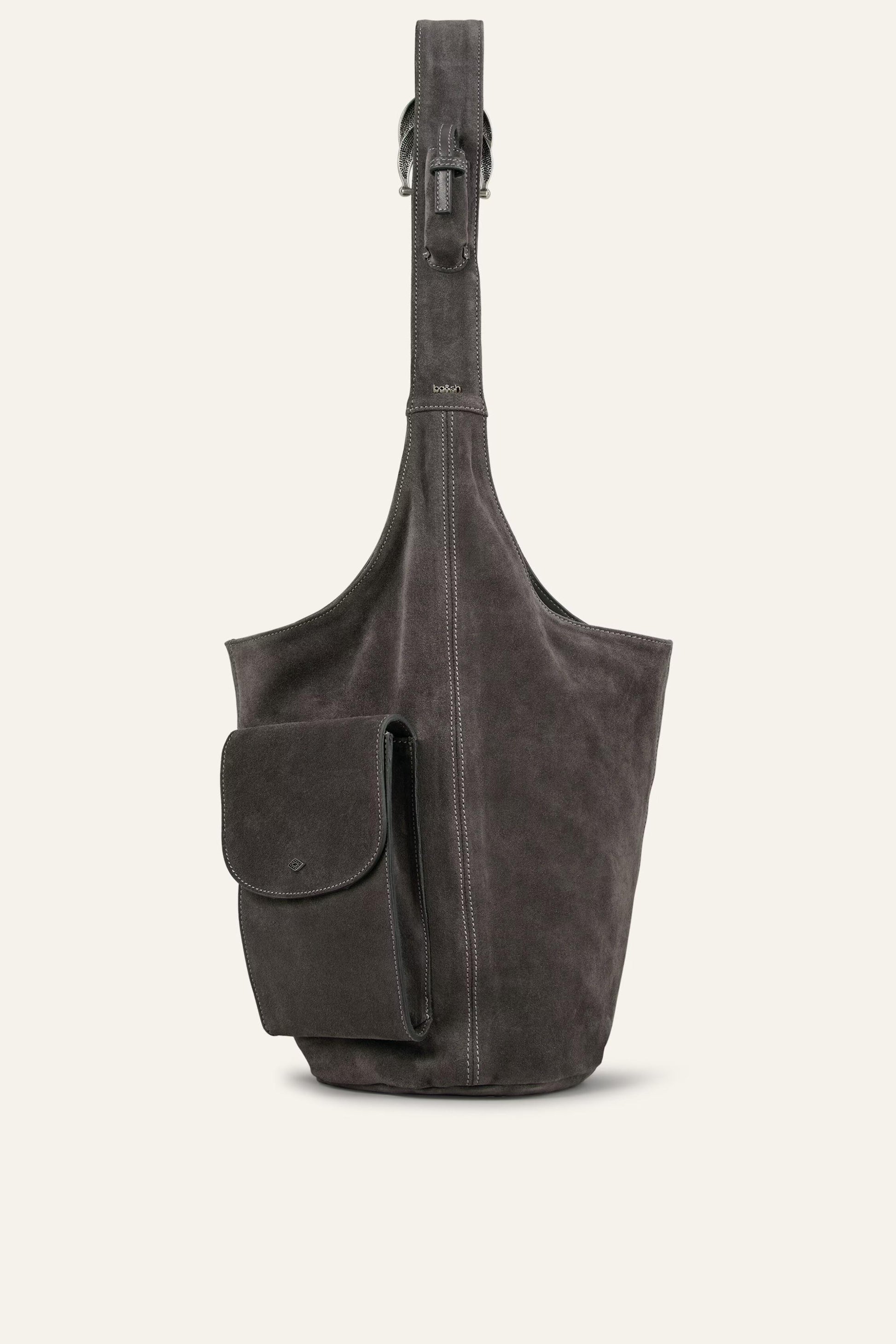 ba&sh Multi-Pocket Bucket Bag Youyou Gray