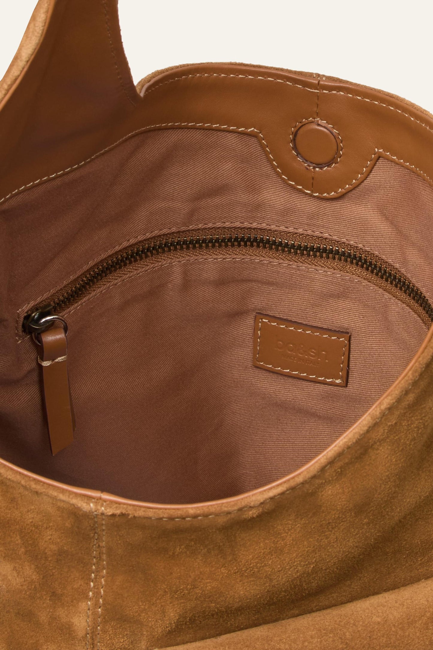 ba&sh Multi-Pocket Bucket Bag Youyou Brown
