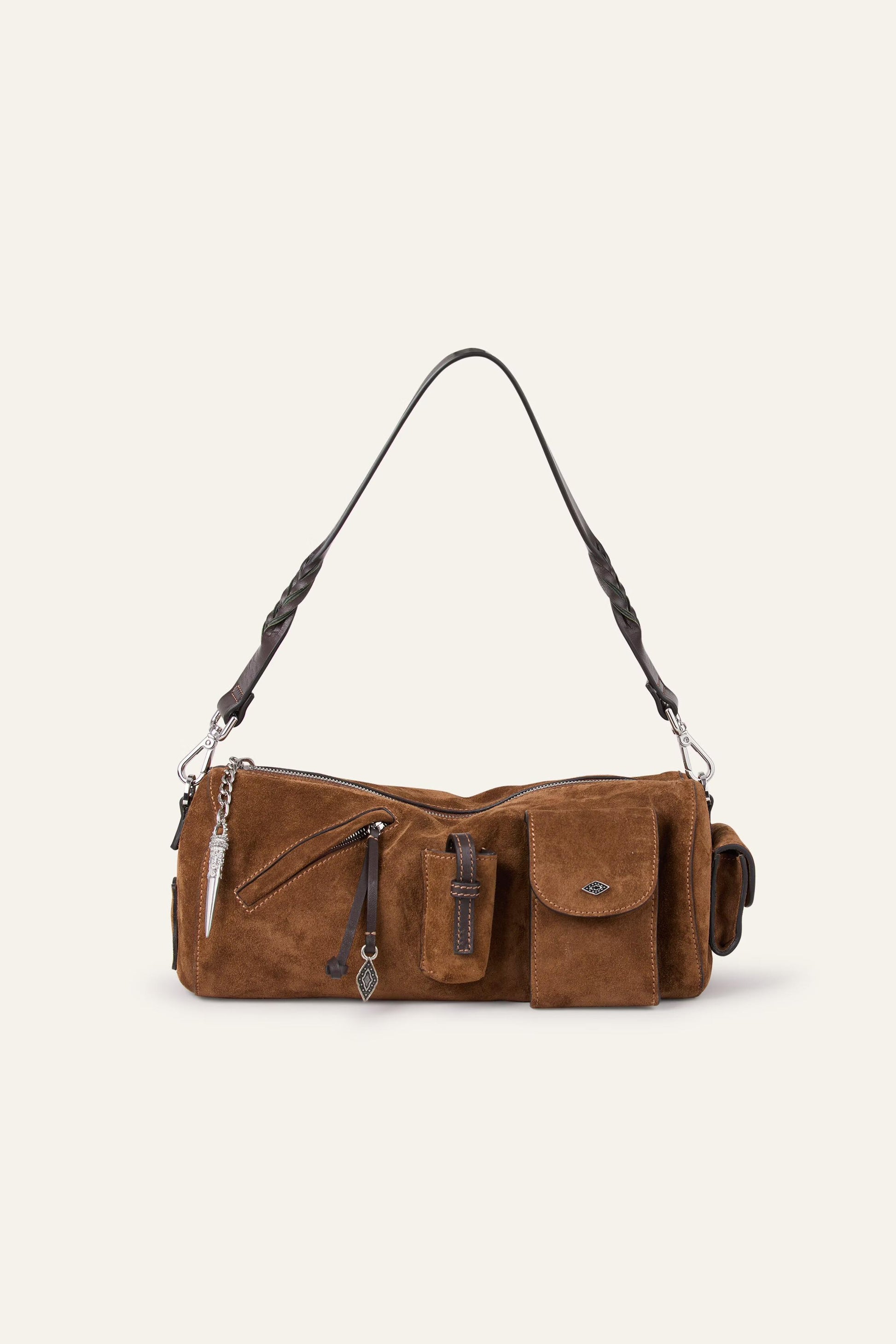 ba&sh Multi-Pocket Bag Beni Brown