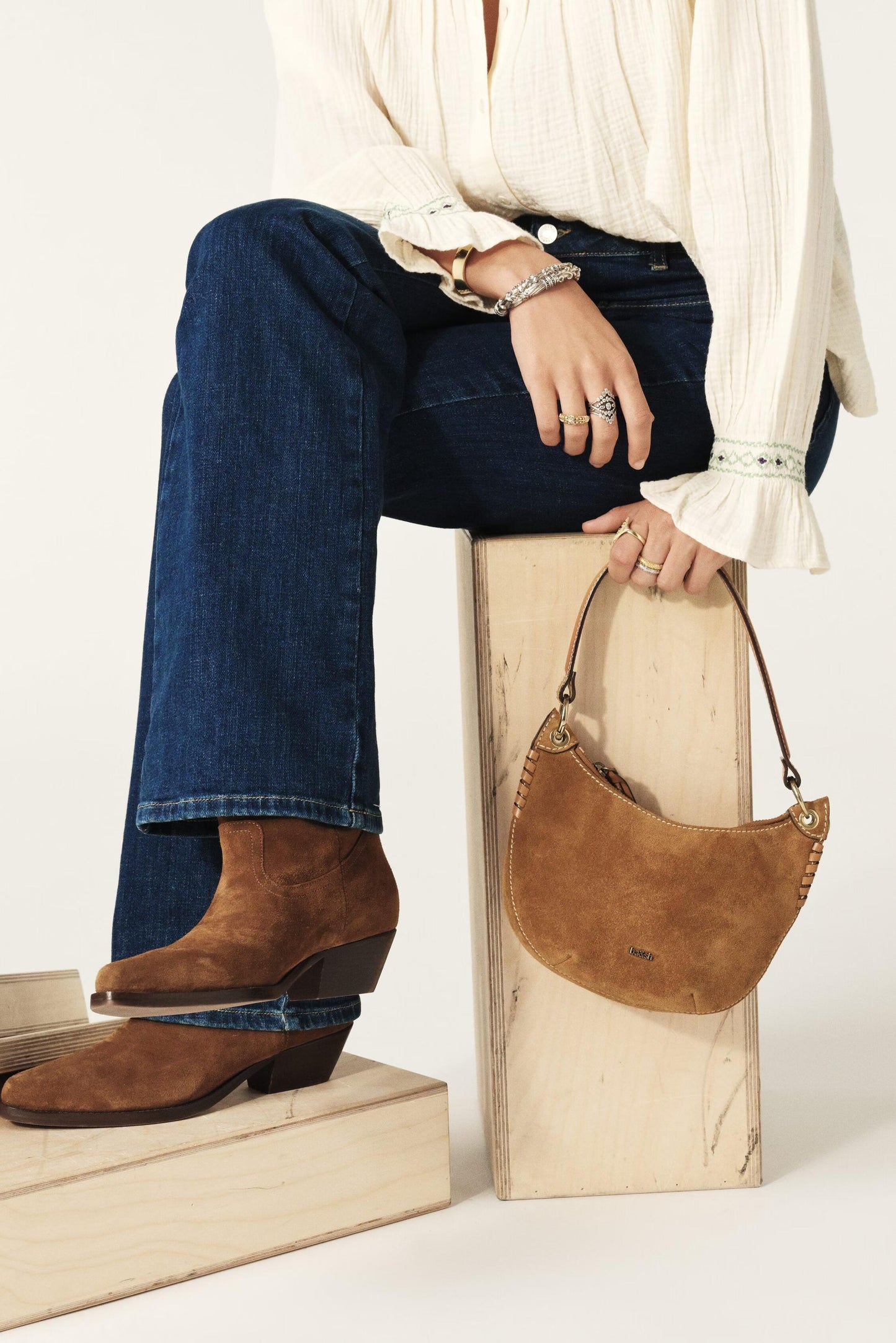 ba&sh Bag Swing Brown