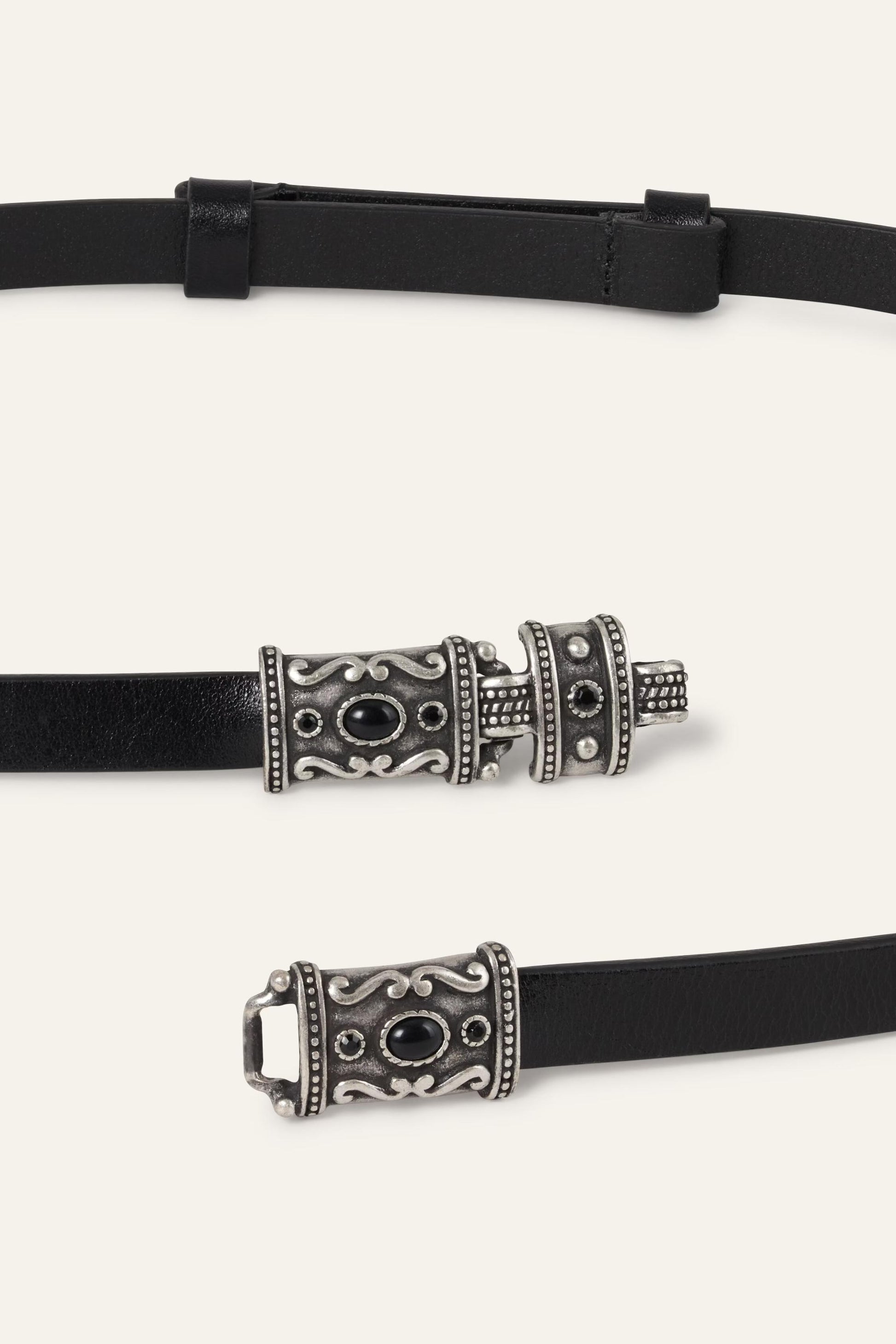 ba&sh Leather Belt Bara Black