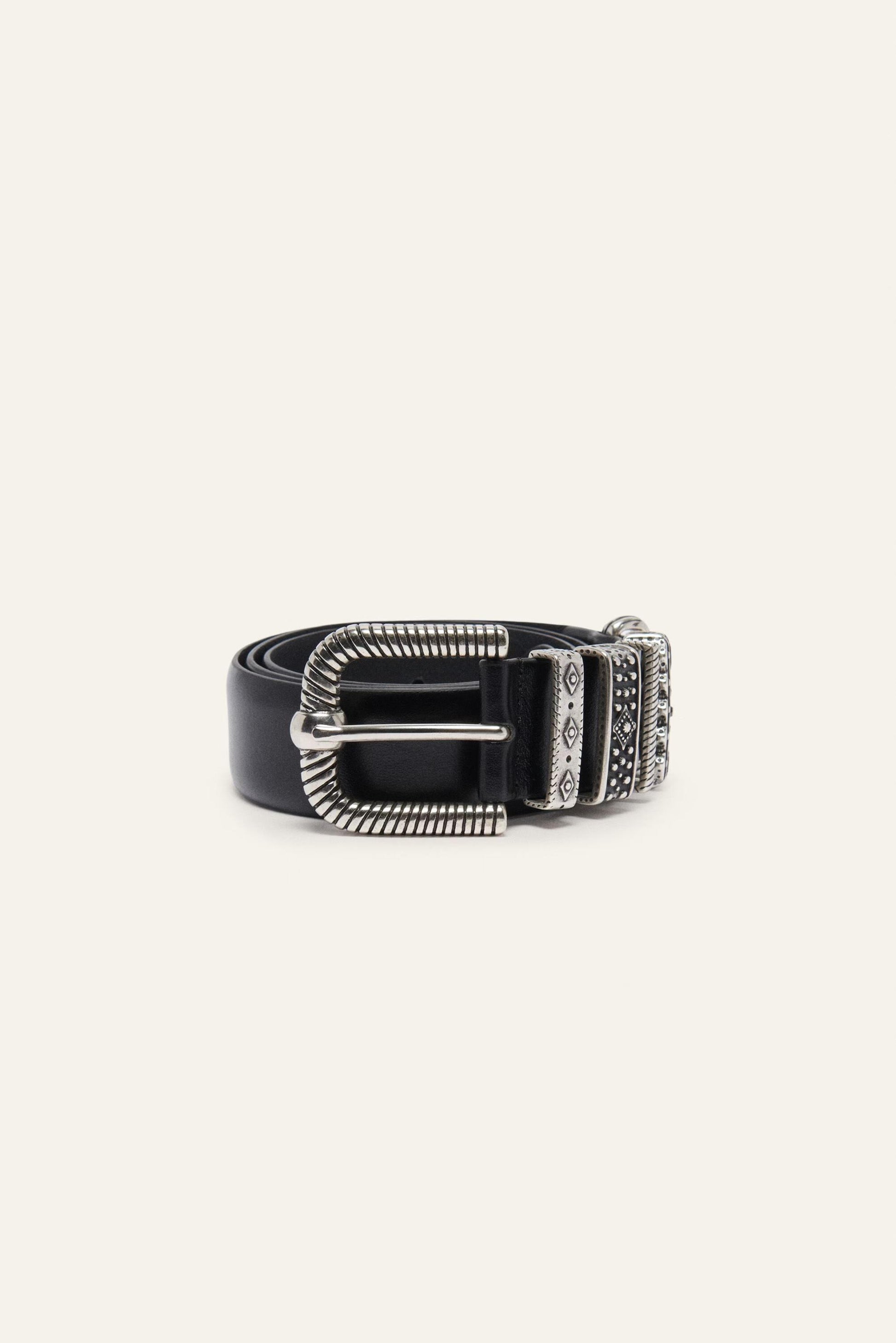 ba&sh Belt With Multiple Loops Berkane Black