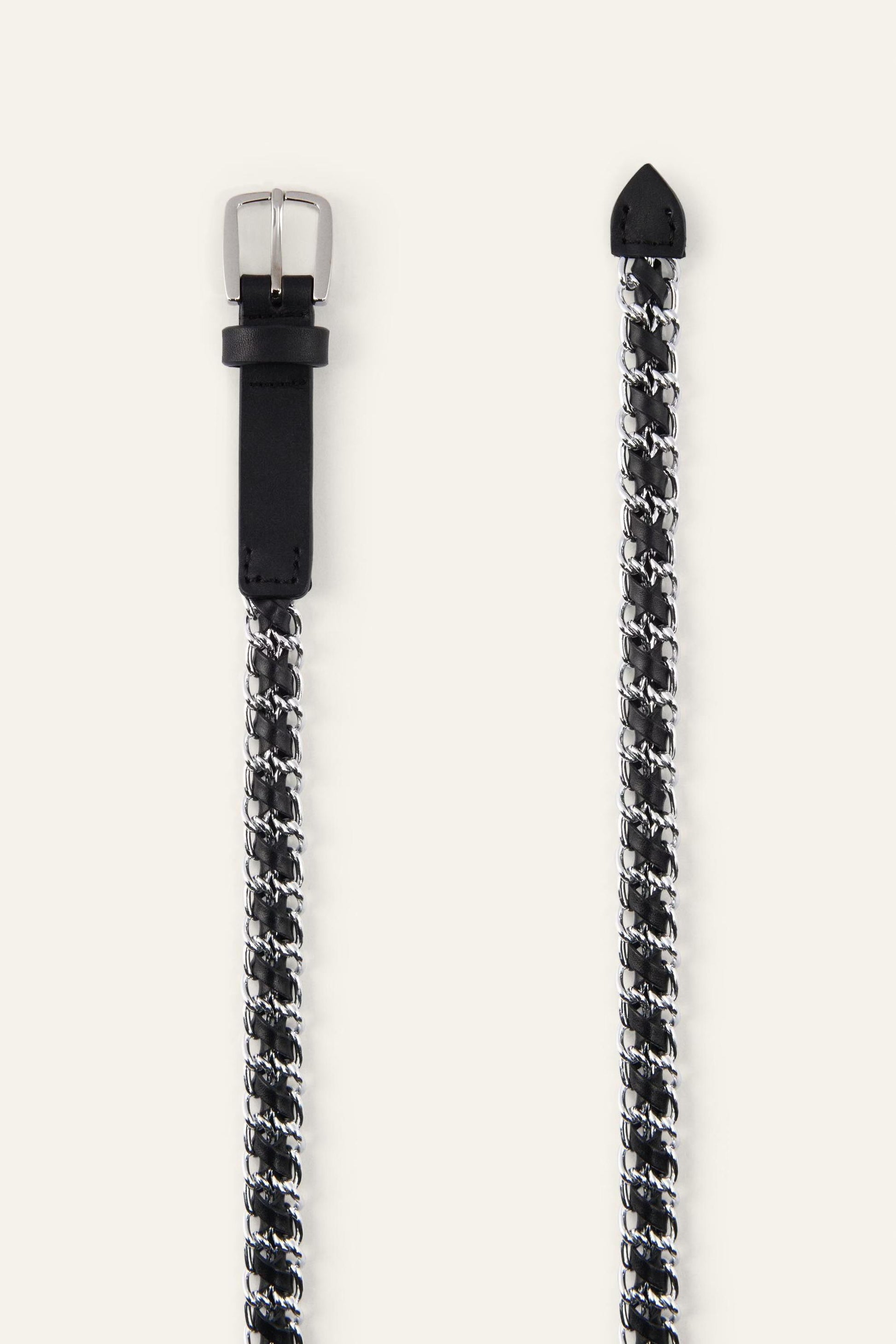 ba&sh Metal Belt Brooke Gray