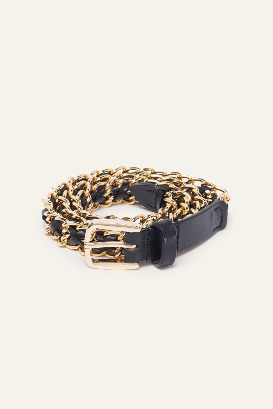 ba&sh Metal Belt Brooke Gold