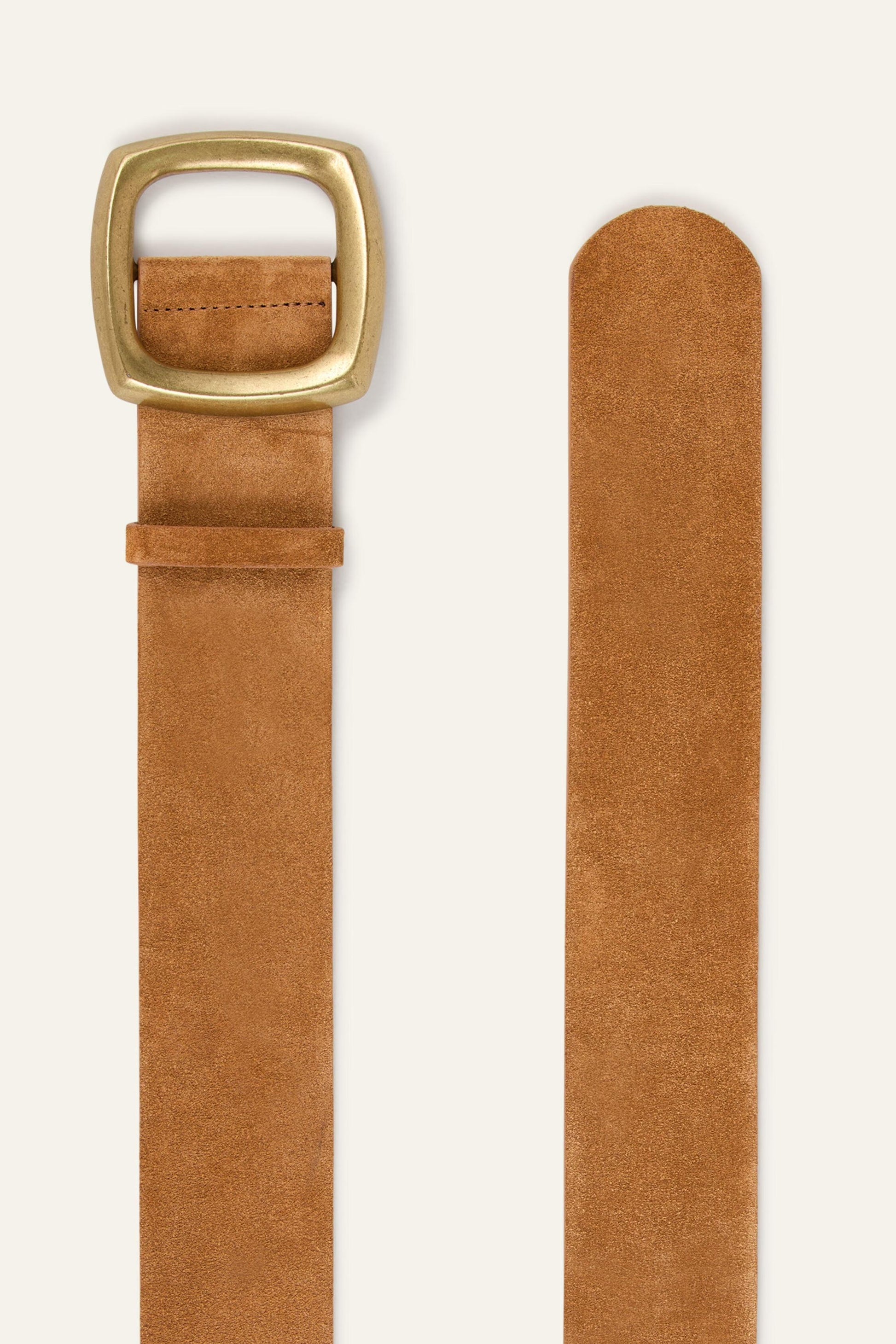 ba&sh Wide Belt Bianca Brown