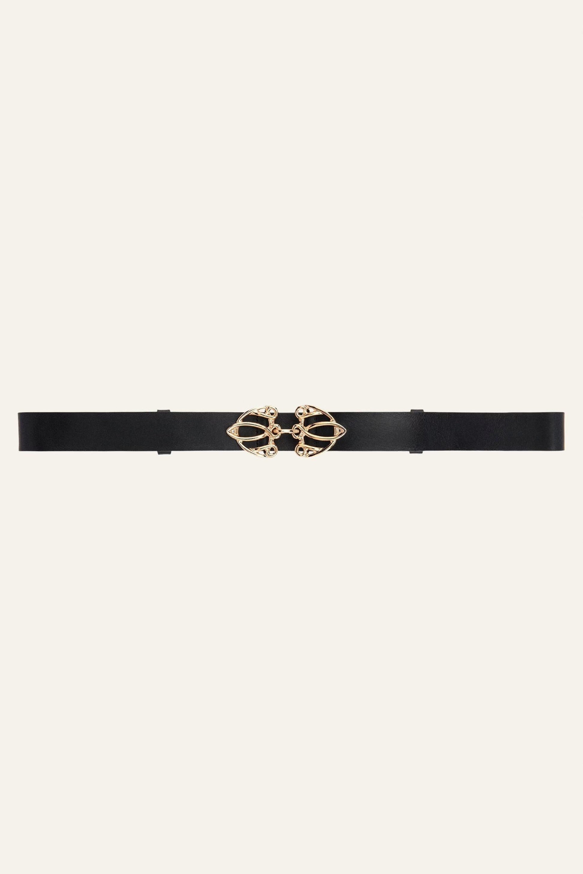 ba&sh Belt With Finely Crafted Buckle Bilissi Black