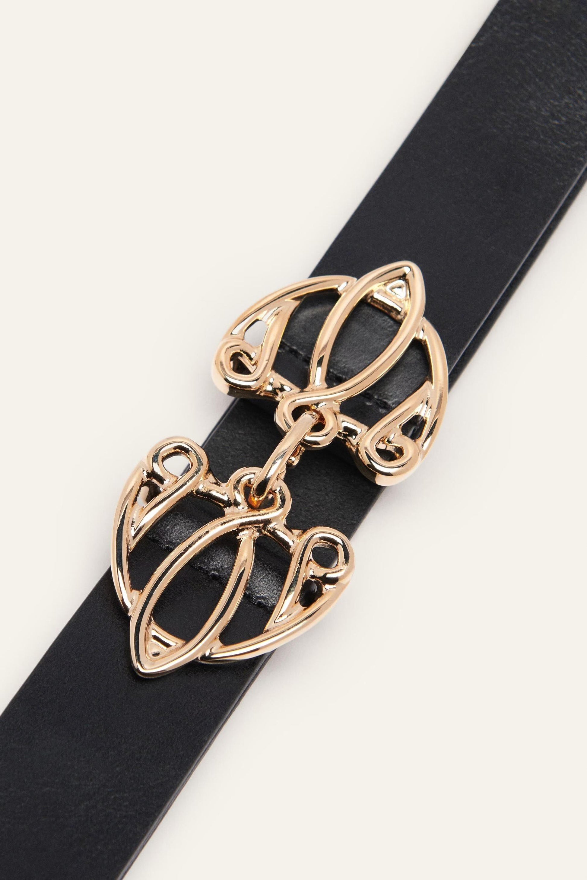 ba&sh Belt With Finely Crafted Buckle Bilissi Black