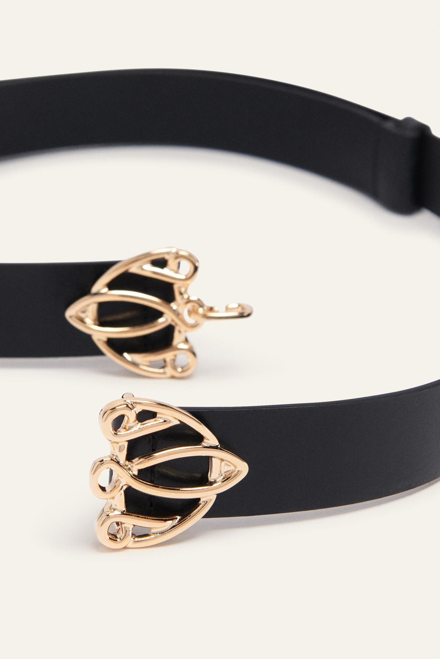 ba&sh Belt With Finely Crafted Buckle Bilissi Black