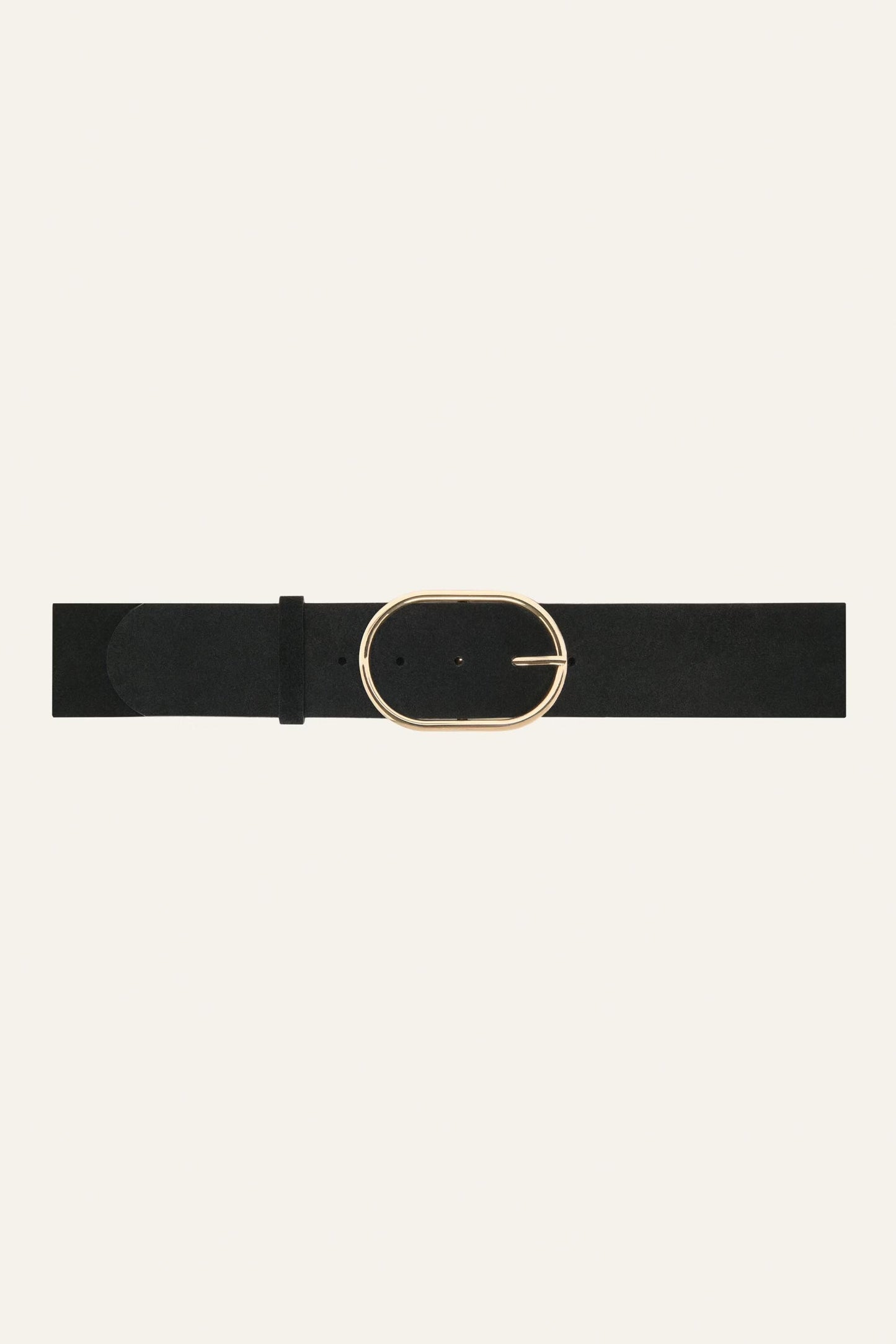 ba&sh Suede Belt Cole Black