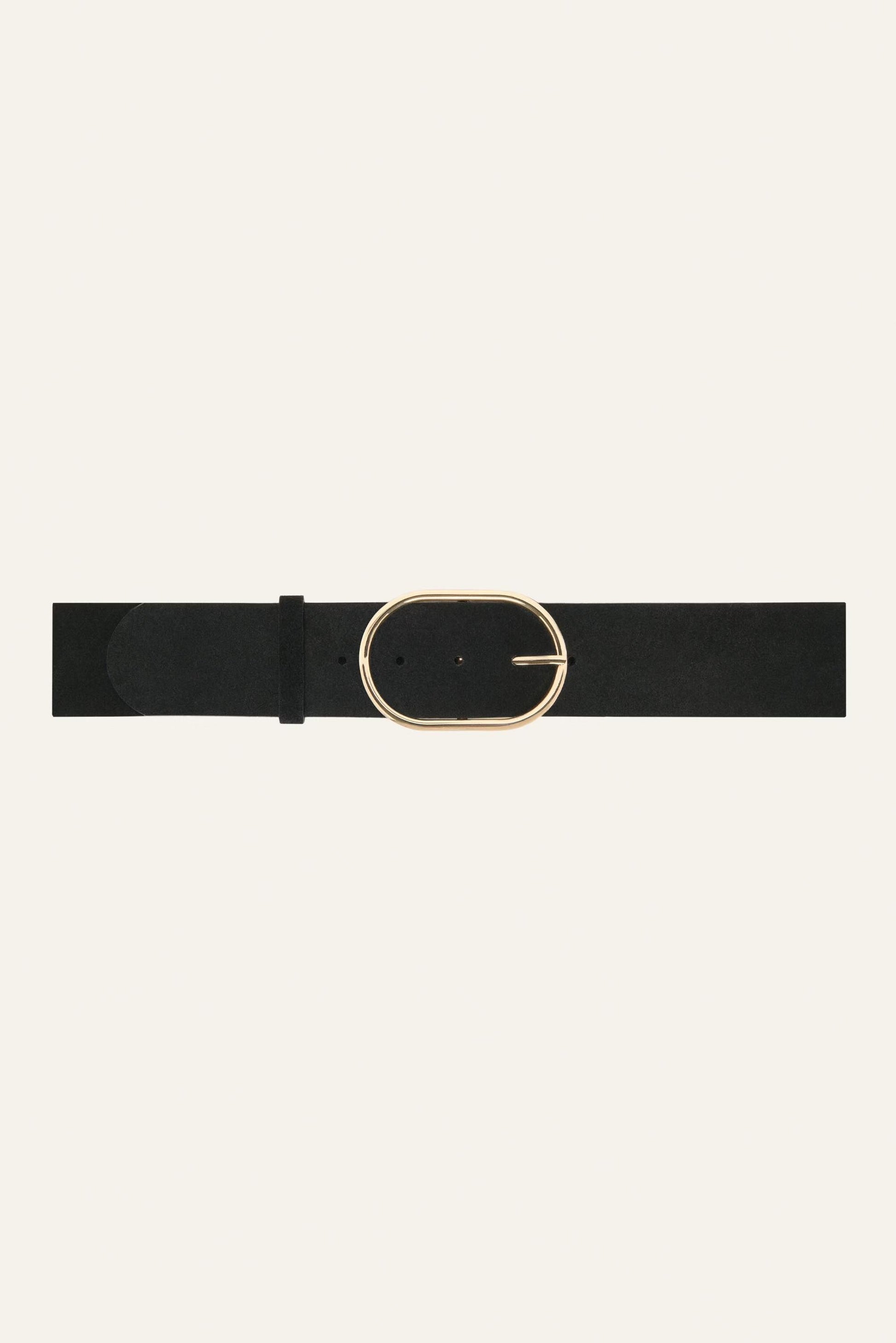 ba&sh Suede Belt Cole Black