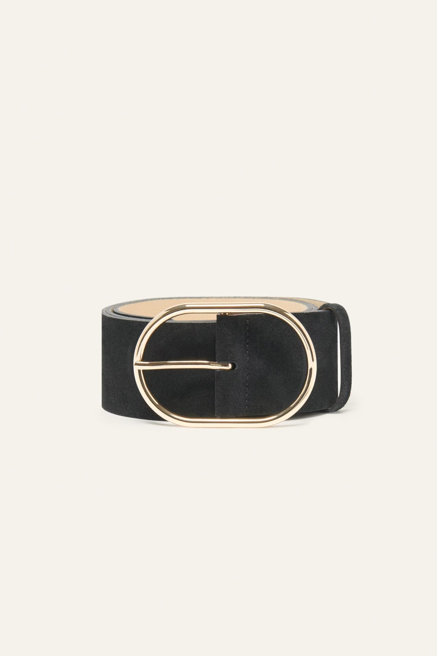 ba&sh Suede Belt Cole Black