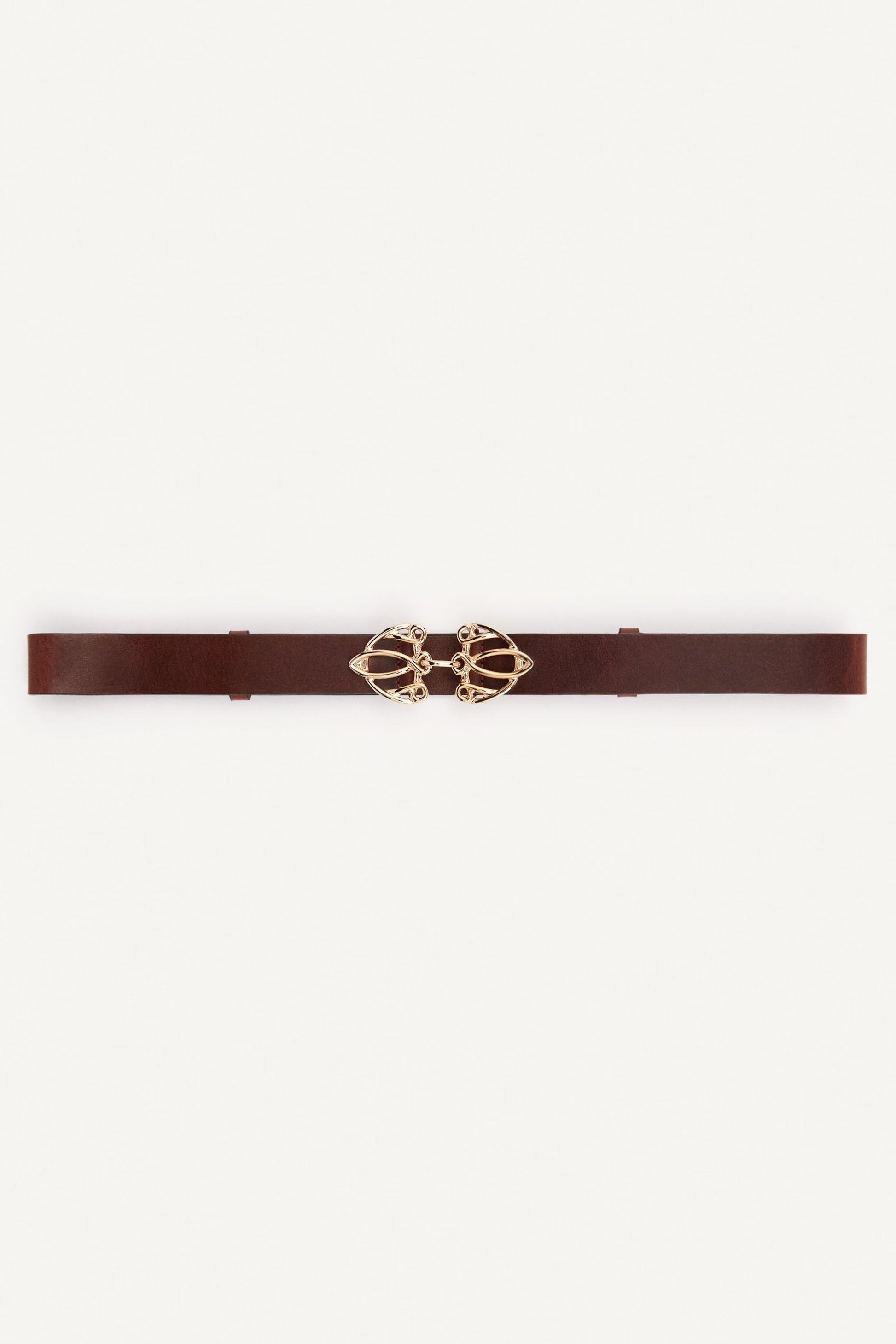 ba&sh Belt With Finely Crafted Buckle Bilissi Brown