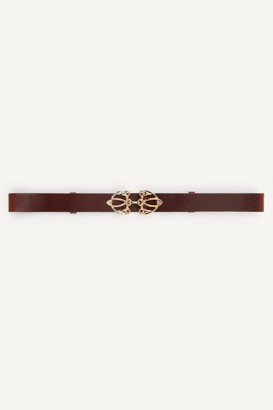 ba&sh Belt With Finely Crafted Buckle Bilissi Brown
