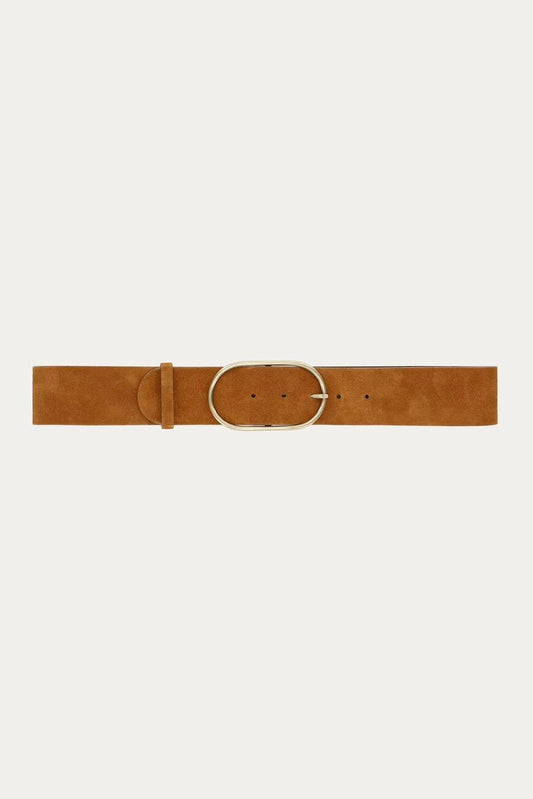 ba&sh Suede Belt Cole Brown