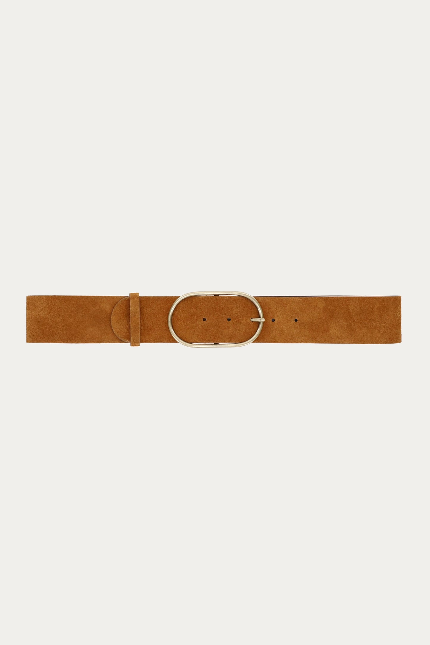 ba&sh Suede Belt Cole Brown
