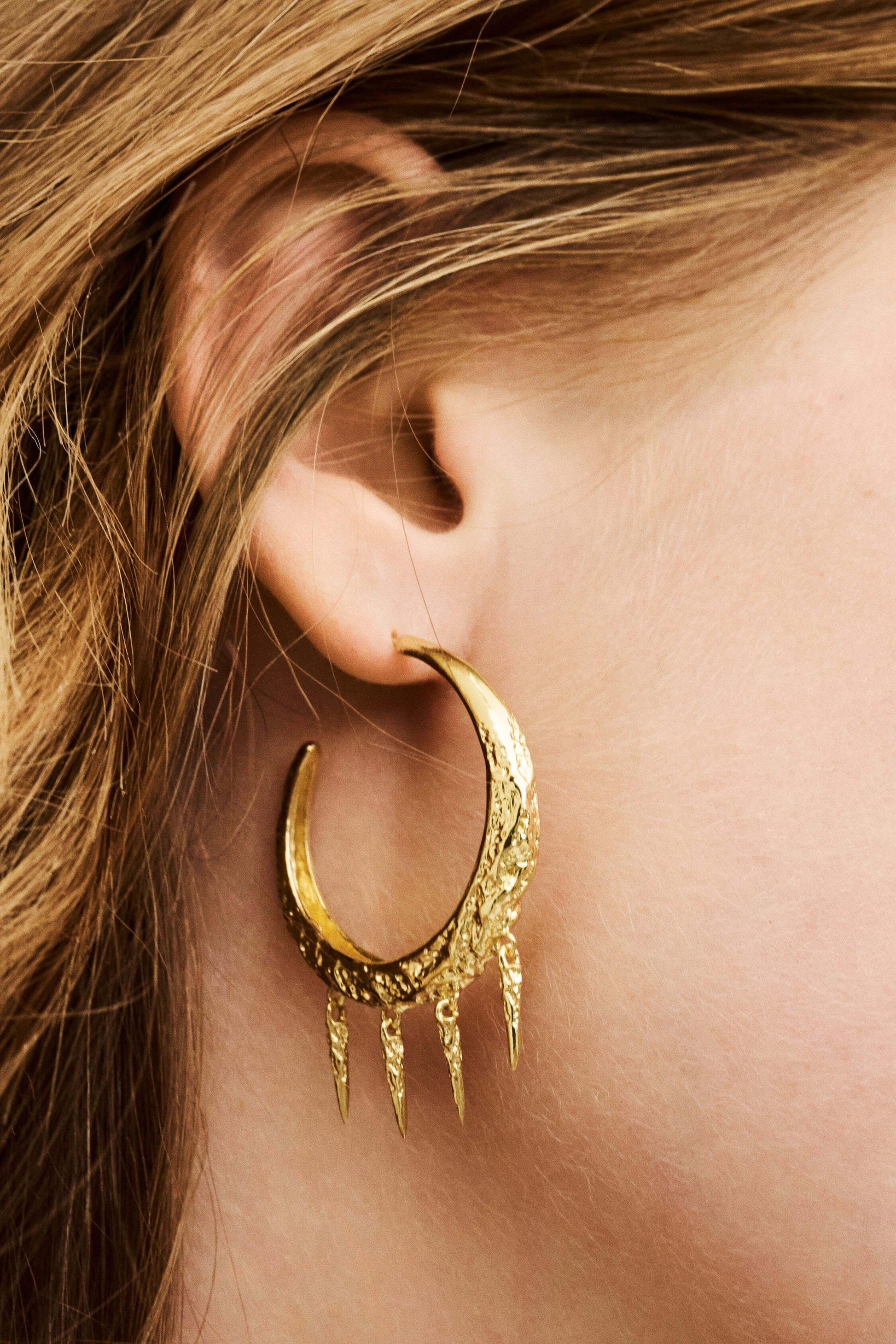 ba&sh Hoop Earrings Alena Gold