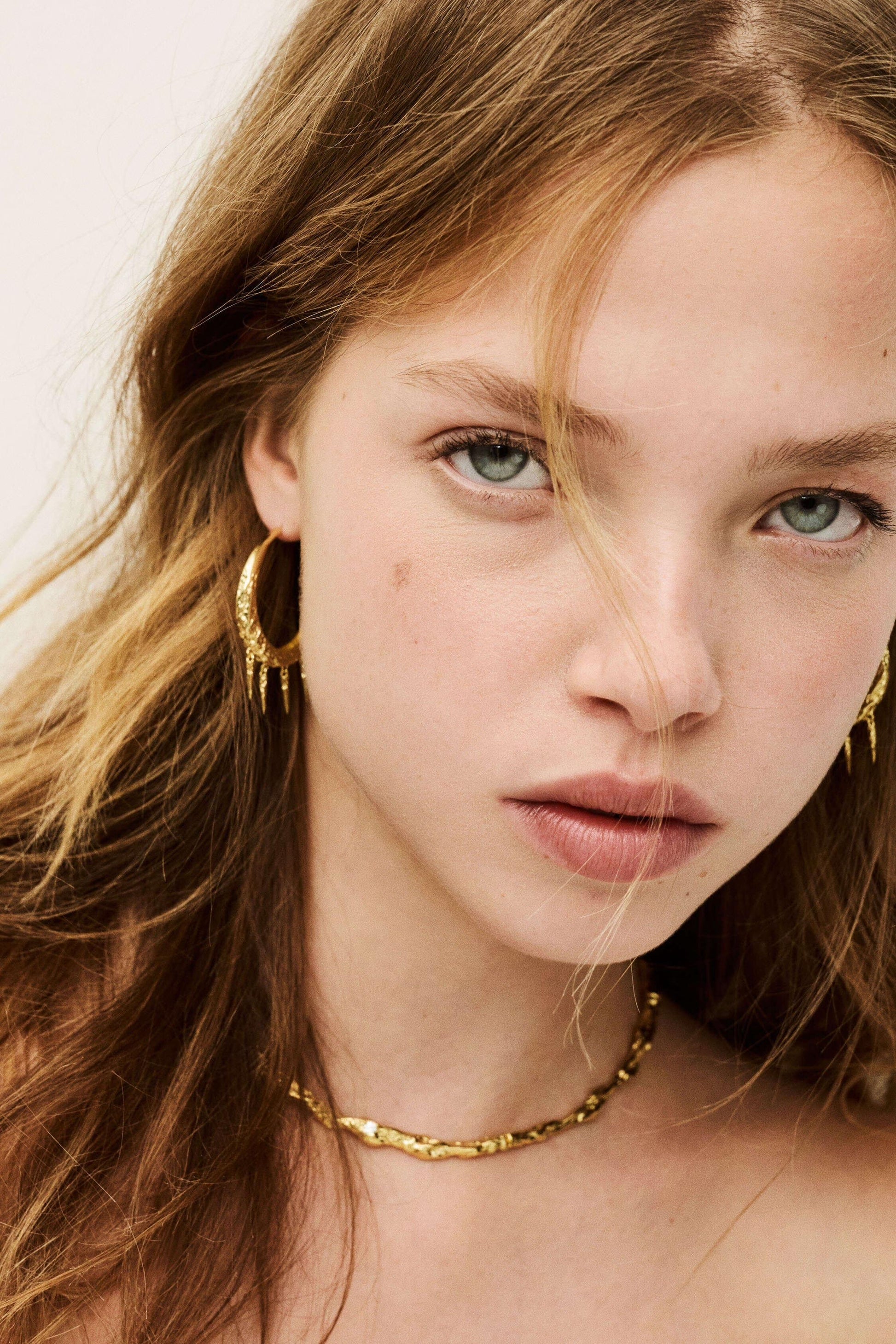 ba&sh Hoop Earrings Alena Gold