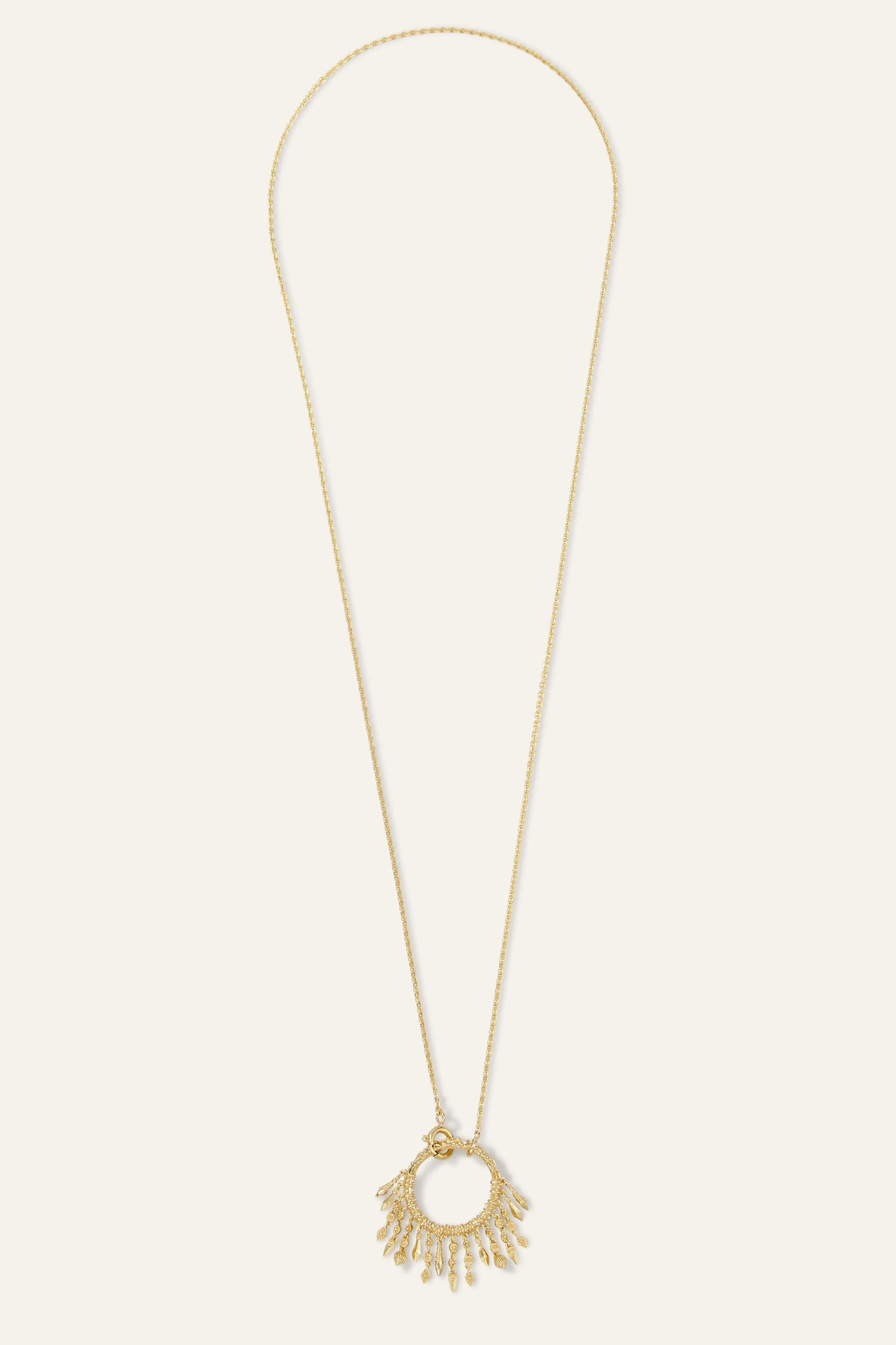 ba&sh Long Ring Necklace Lina Gold