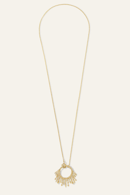 ba&sh Long Ring Necklace Lina Gold