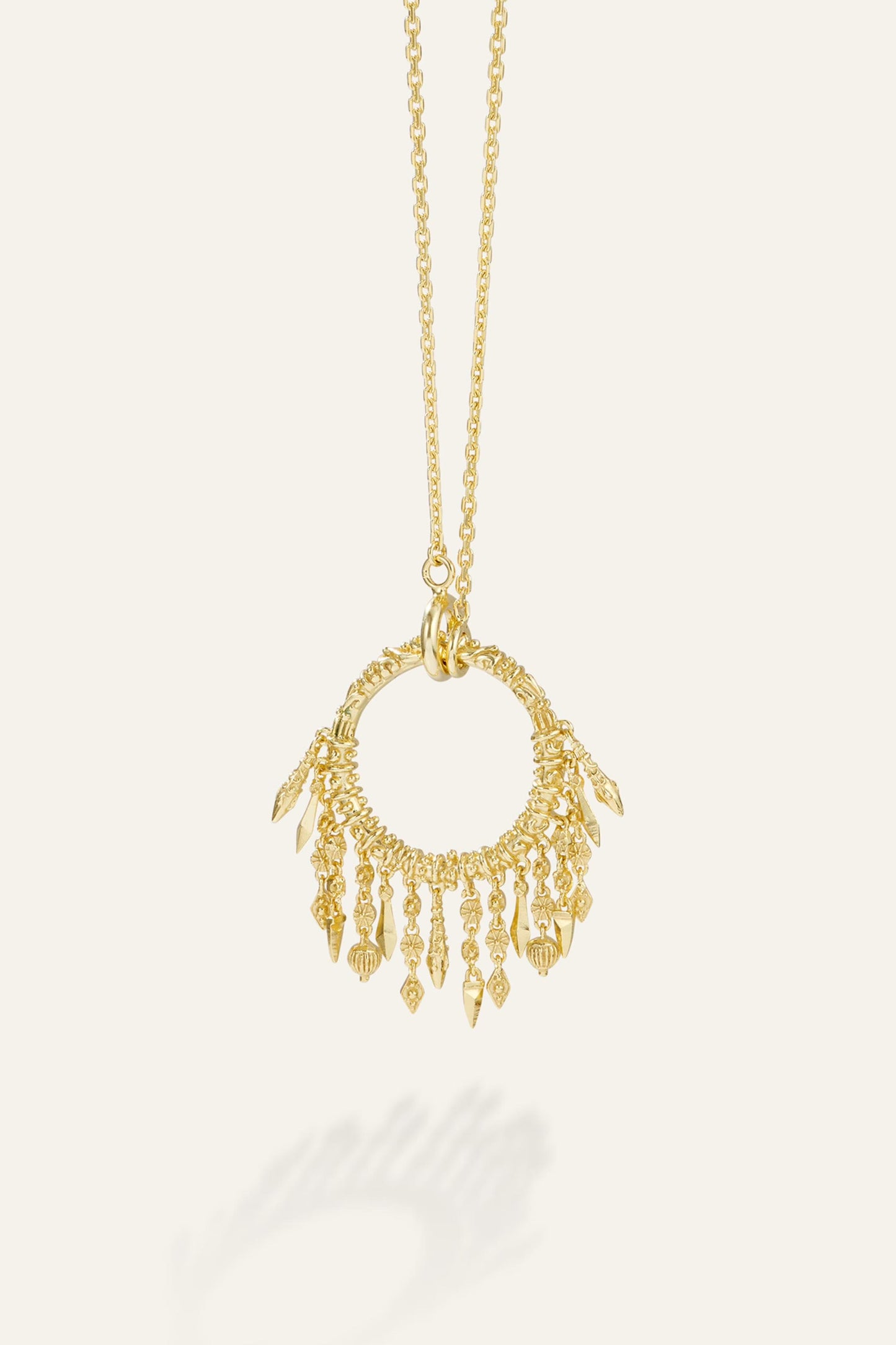 ba&sh Long Ring Necklace Lina Gold
