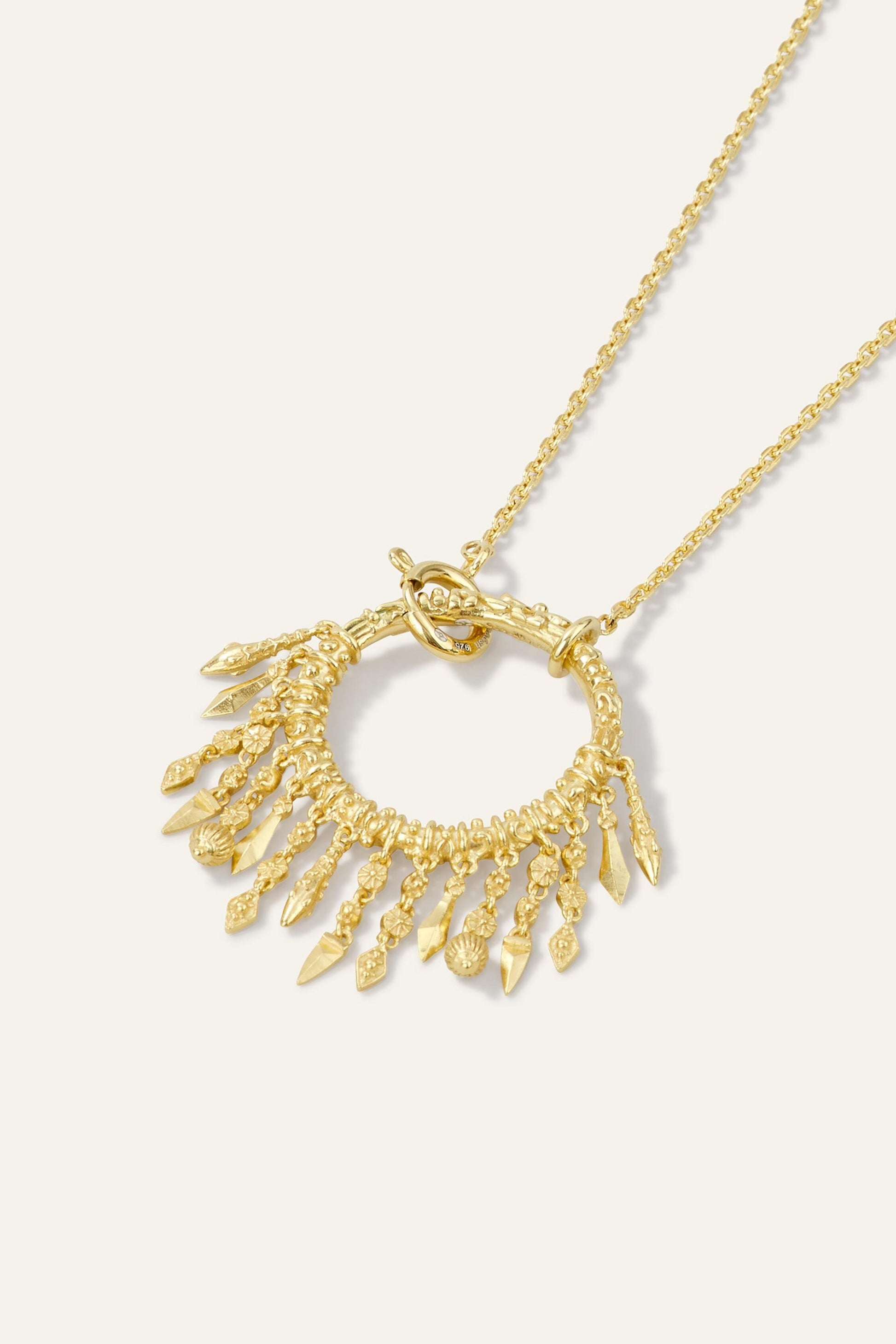 ba&sh Long Ring Necklace Lina Gold