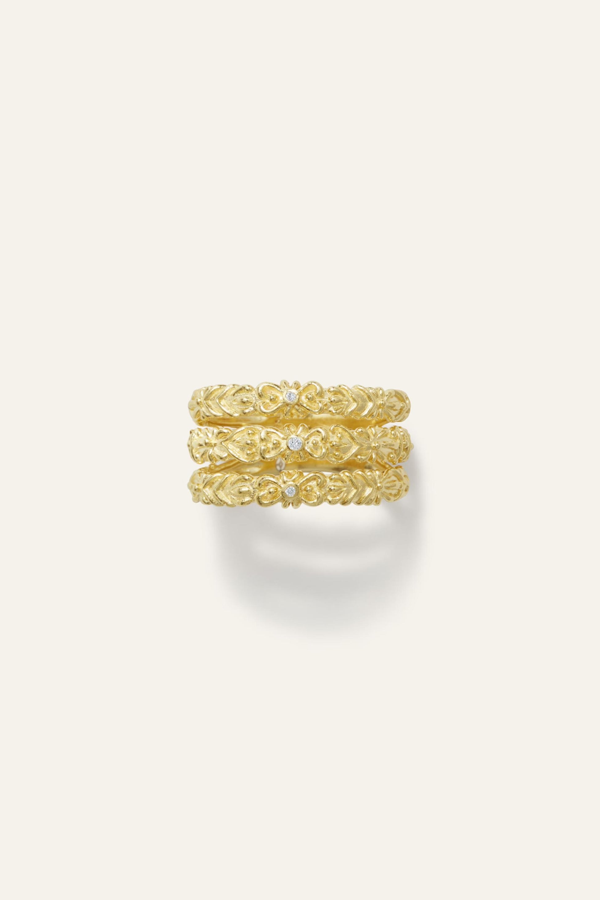 ba&sh Zircon Ring Prince Gold