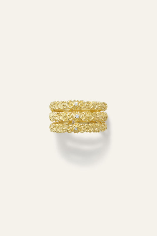 ba&sh Zircon Ring Prince Gold