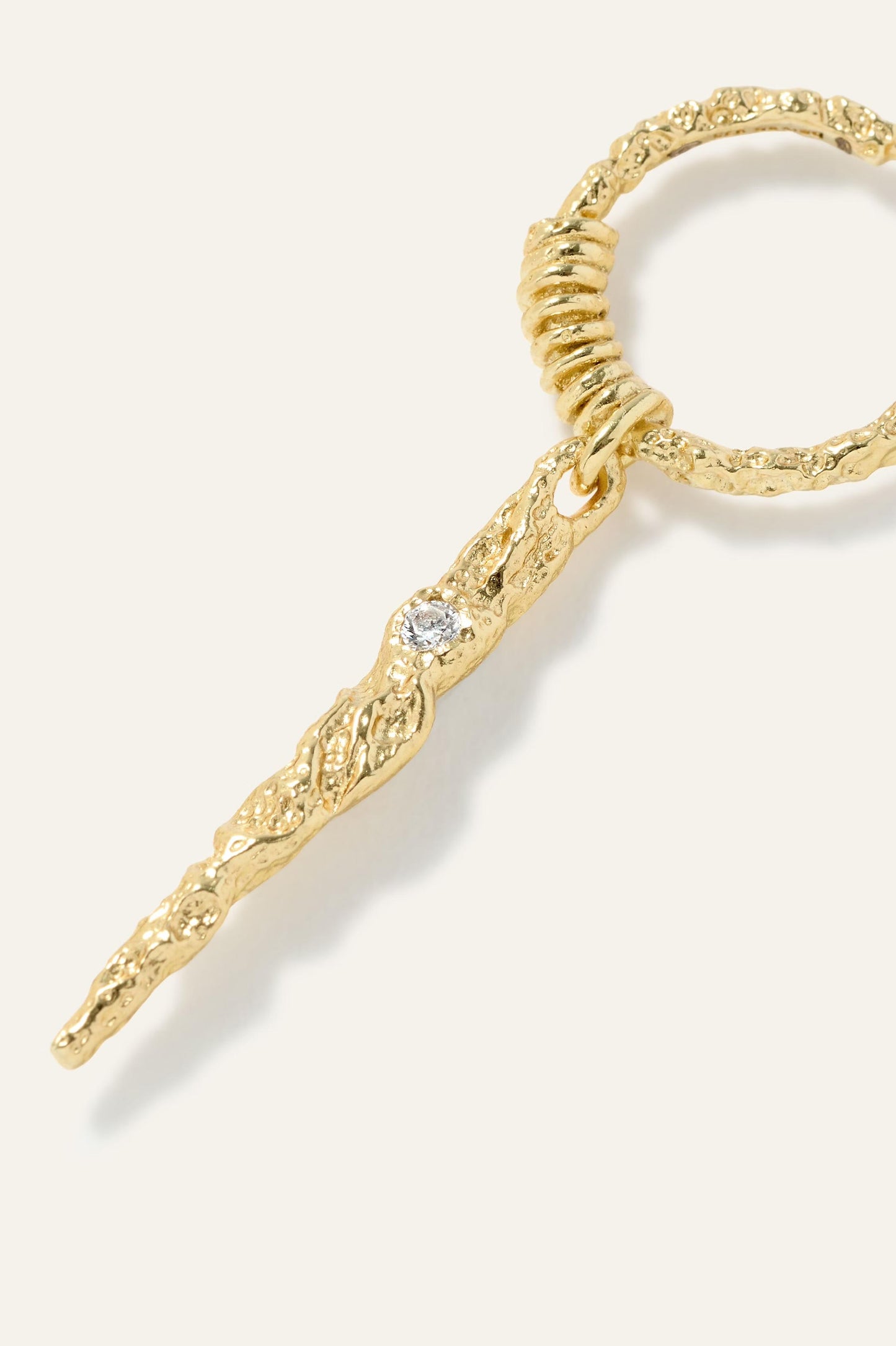 ba&sh Zircon Earring Oudi Gold
