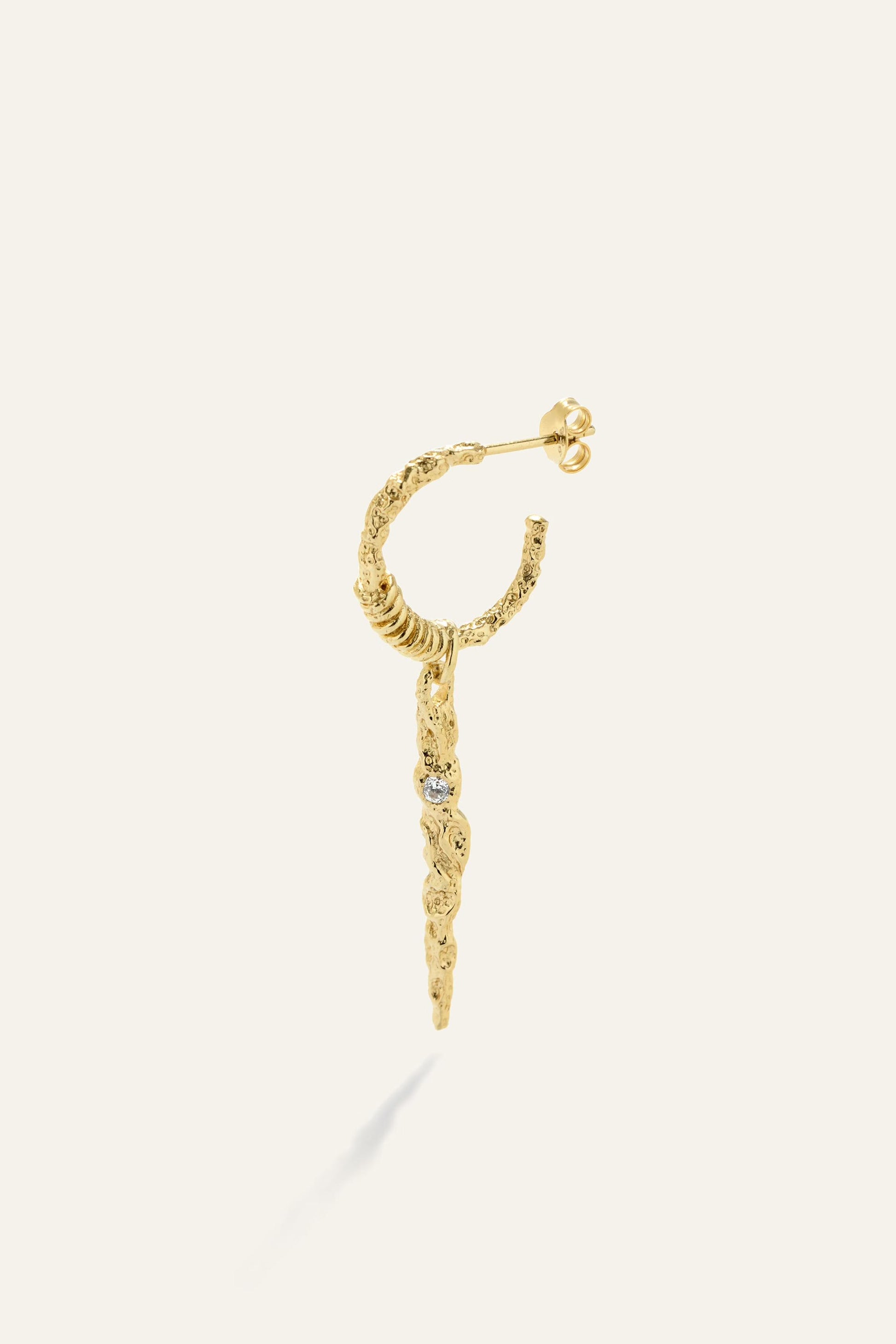 ba&sh Zircon Earring Oudi Gold