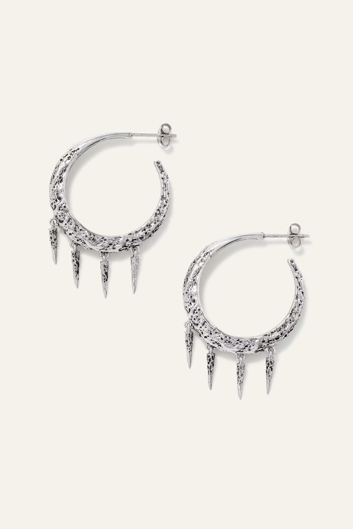 ba&sh Hoop Earrings Alena Gray