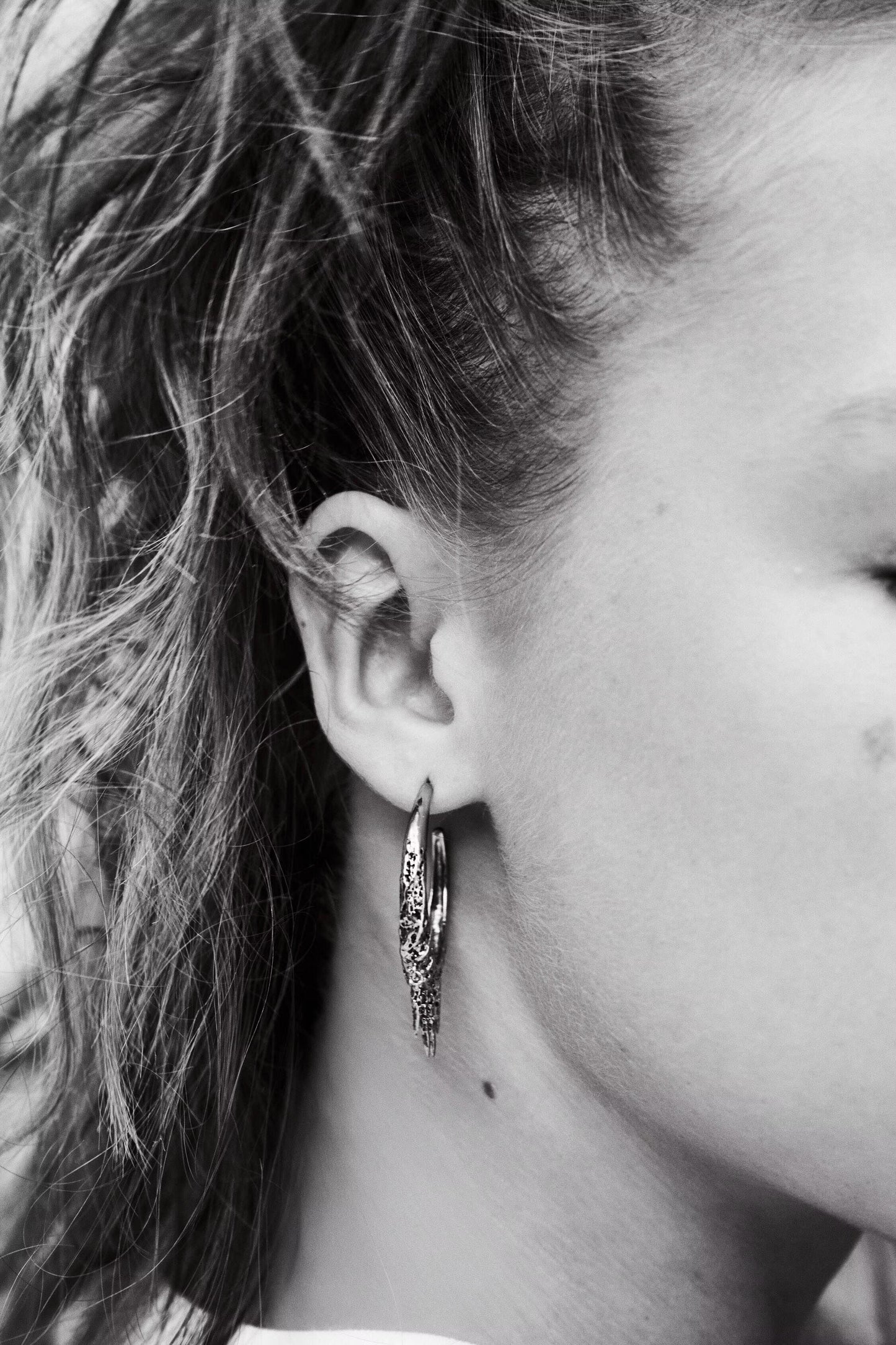 ba&sh Hoop Earrings Alena Gray