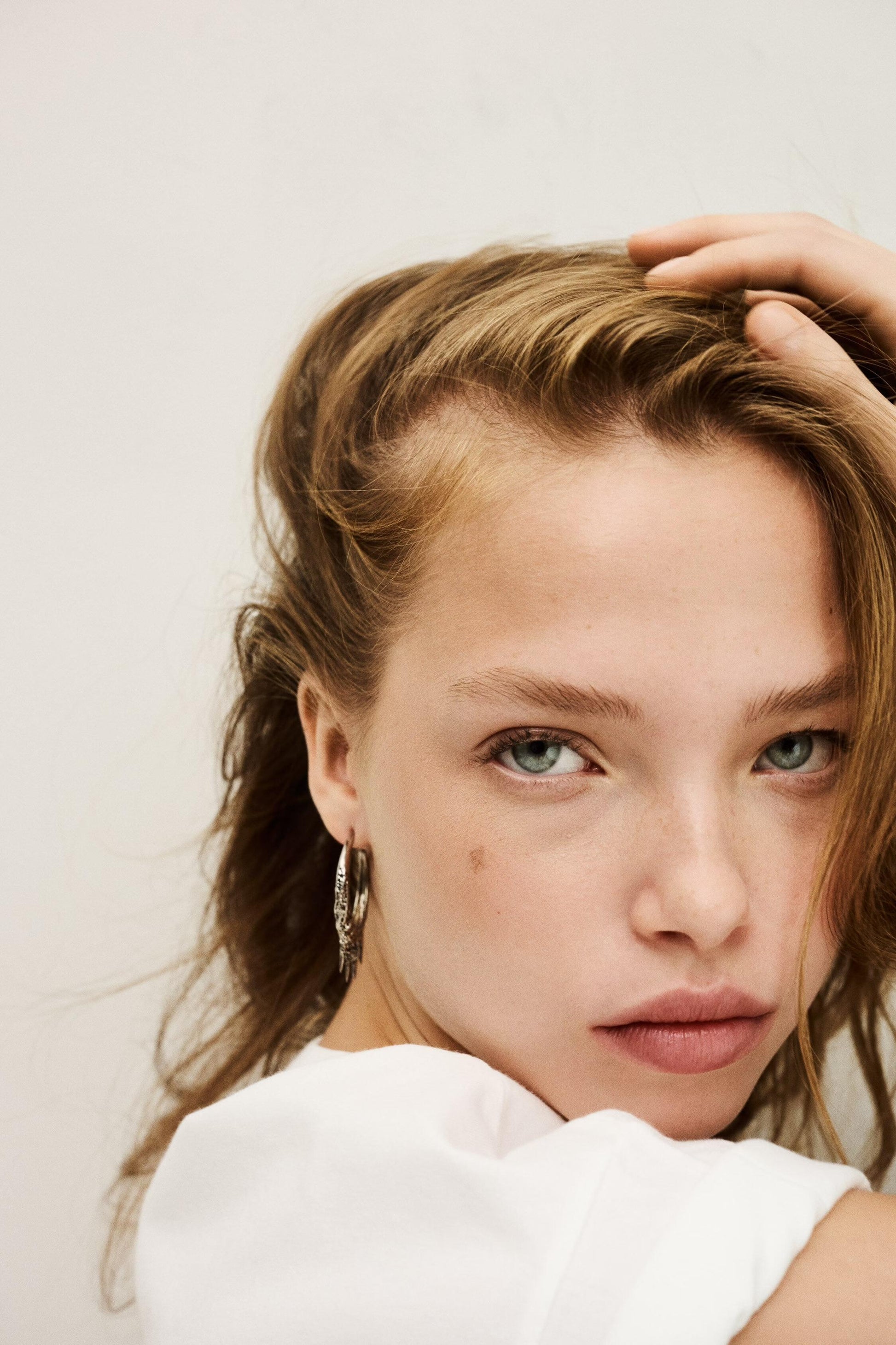 ba&sh Hoop Earrings Alena Gray