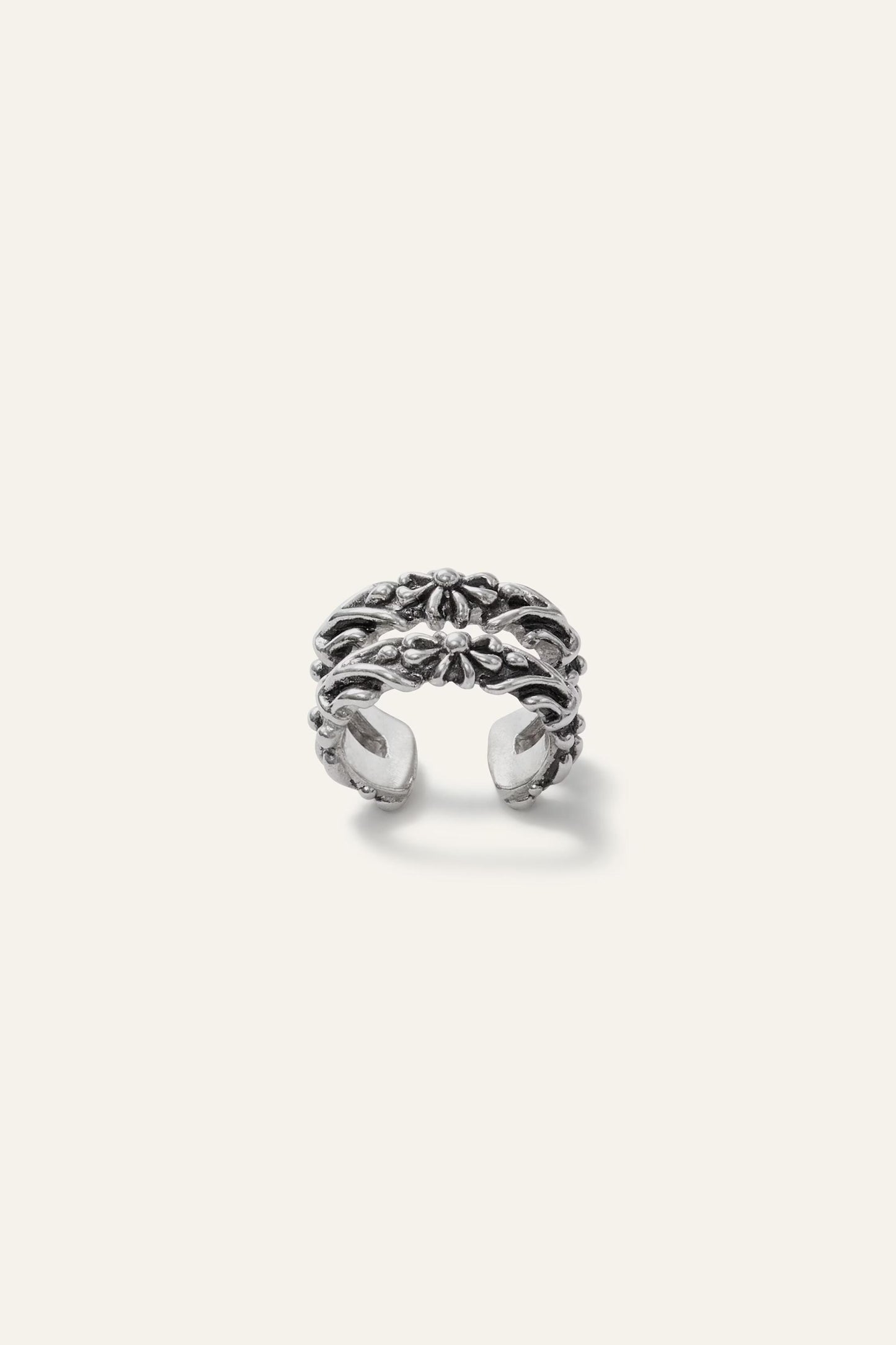 ba&sh Silver Ear Cuff Prune Gray