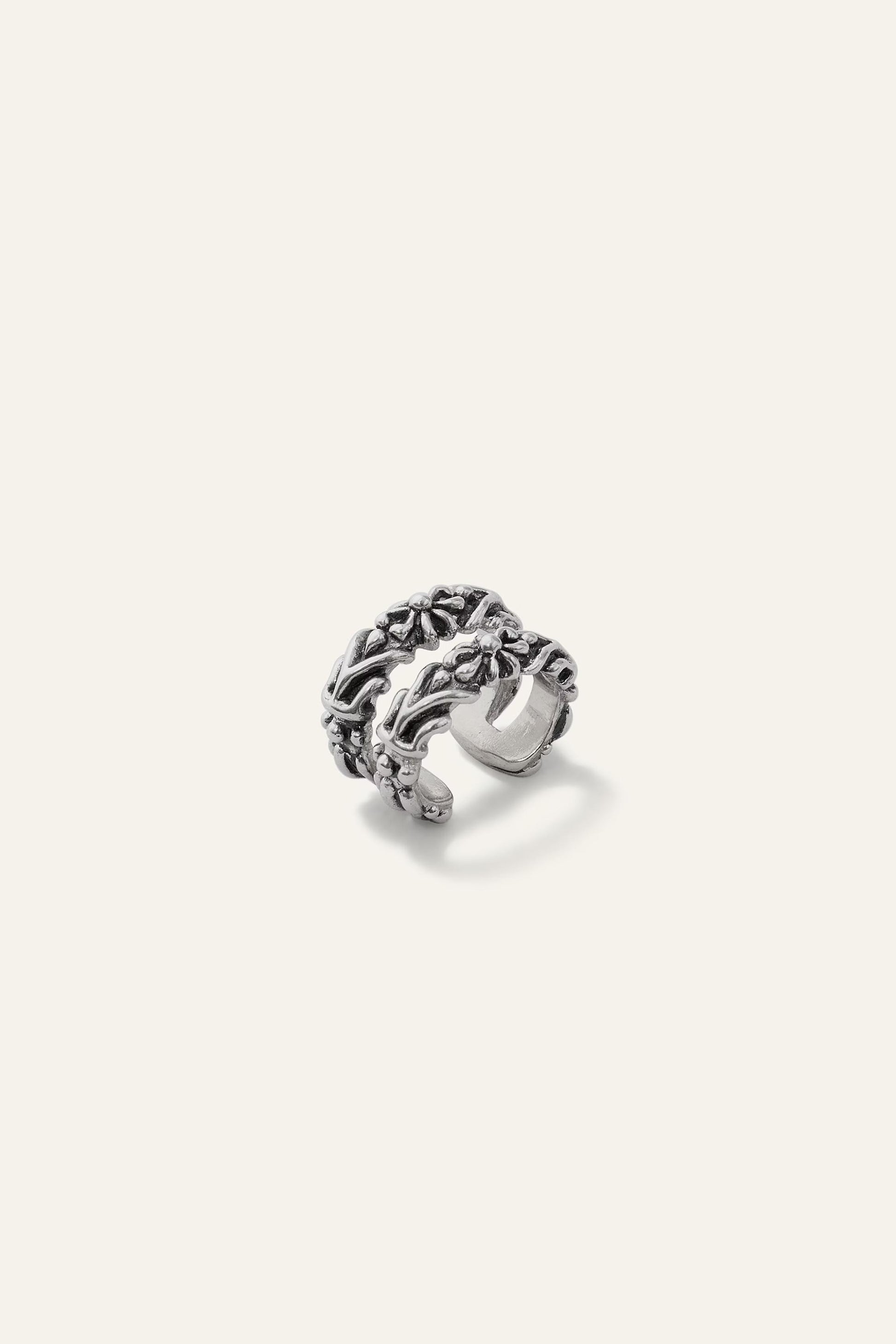 ba&sh Silver Ear Cuff Prune Gray
