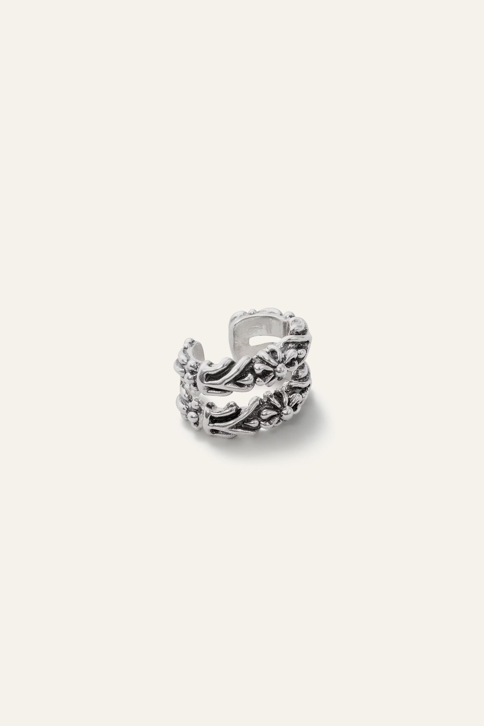 ba&sh Silver Ear Cuff Prune Gray