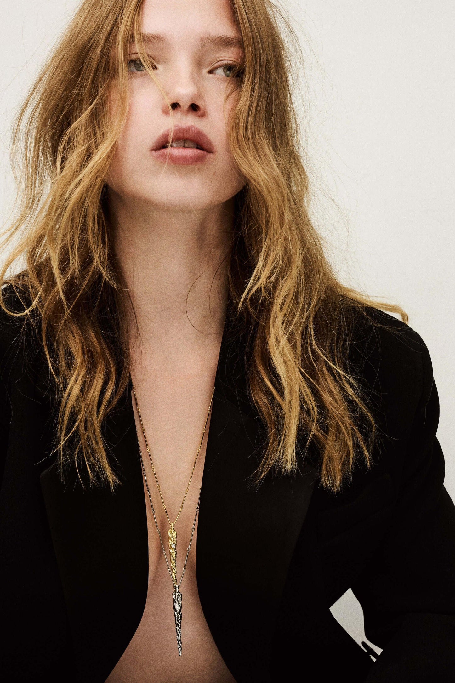 ba&sh Long Zircon Necklace Angela Gray