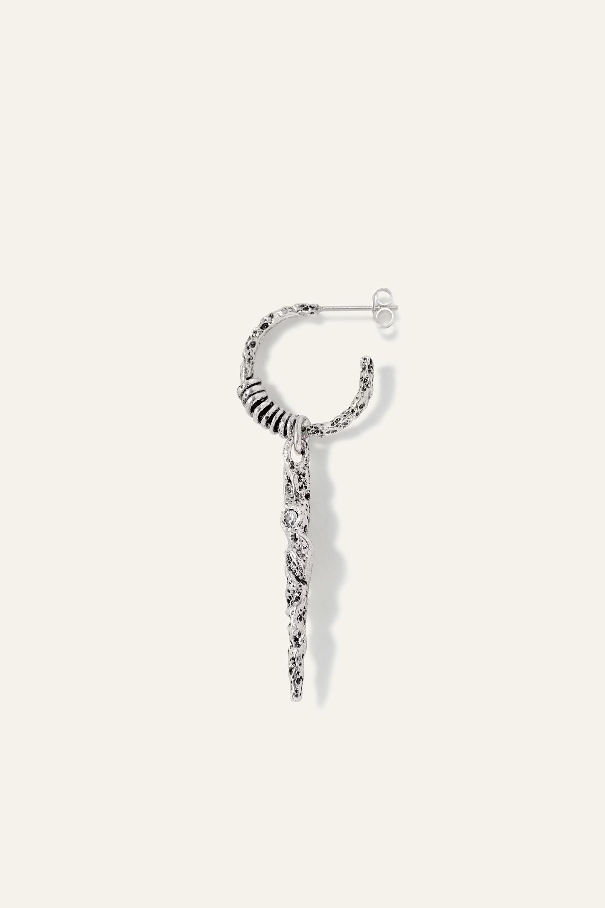 ba&sh Zircon Earring Oudi Gray