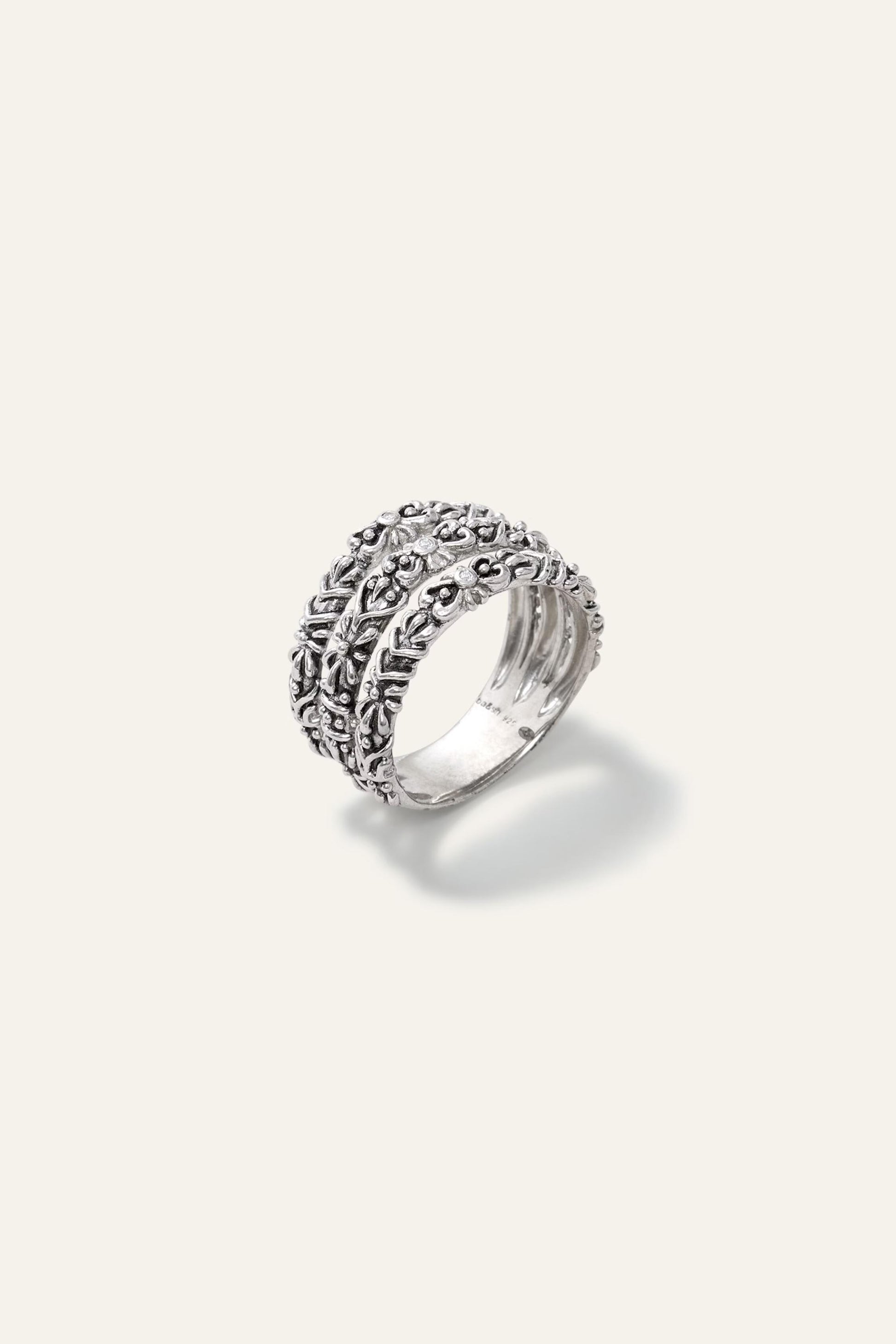 ba&sh Zircon Ring Prince Gray