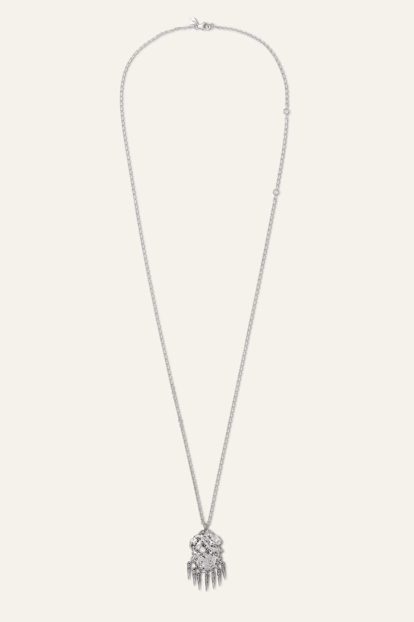 ba&sh Zircon Pendant Necklace Anouchka Gray